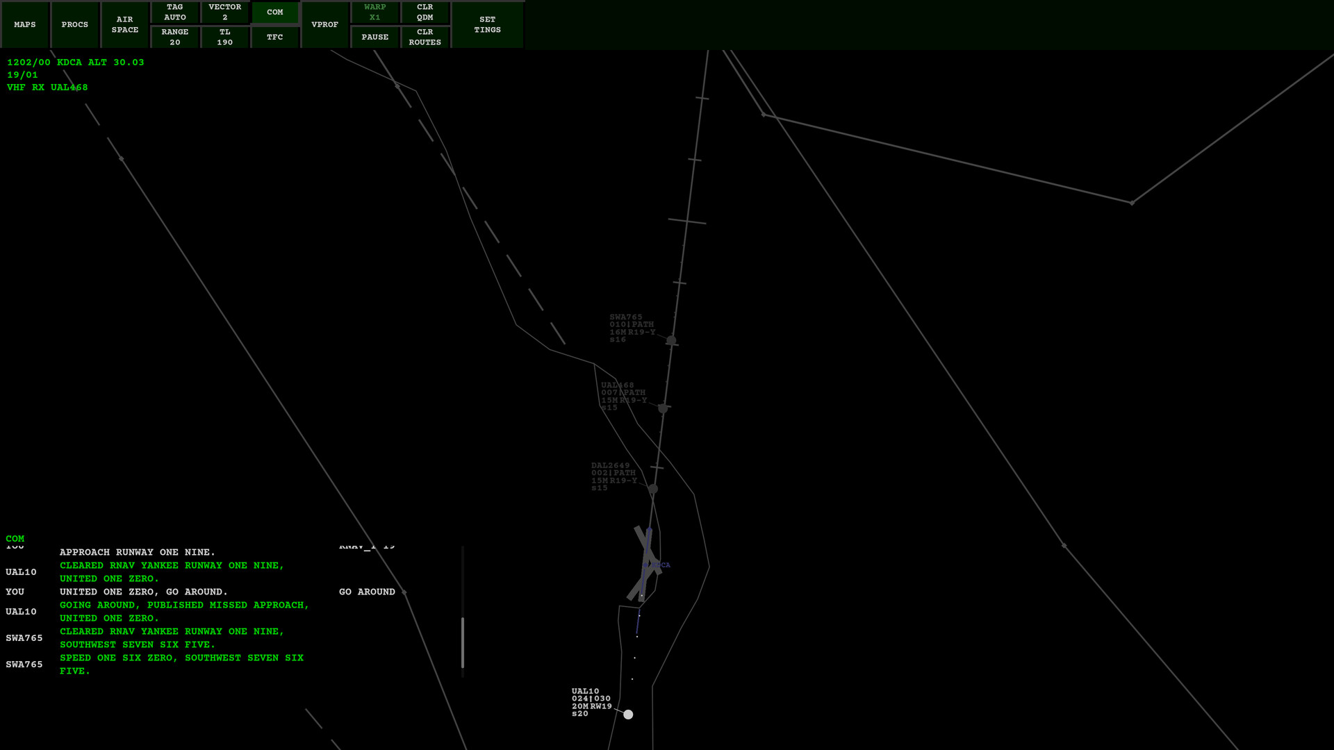 VoiceATC Simulator screenshot 2