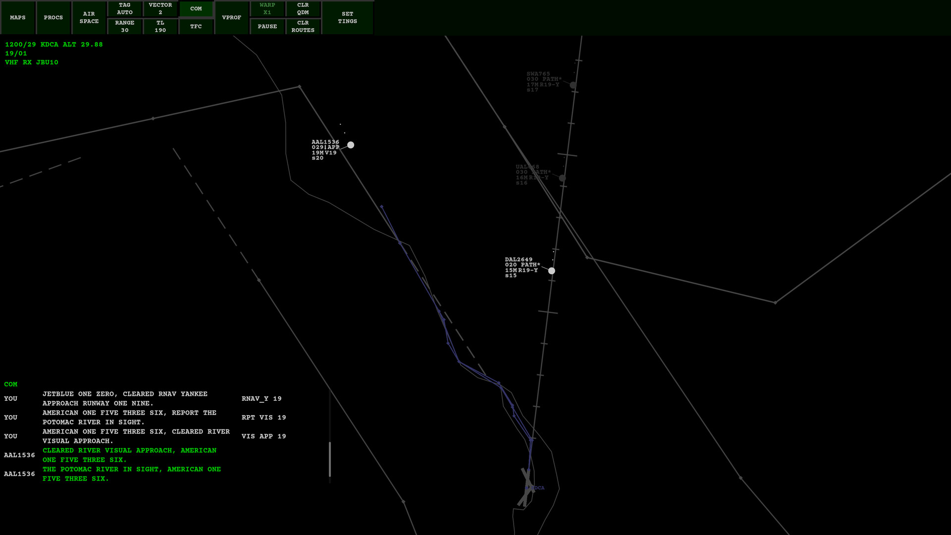 VoiceATC Simulator screenshot 3
