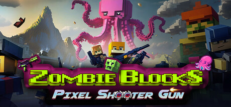 Cover art from Zombie Blocks: Pixel Shooter Gun