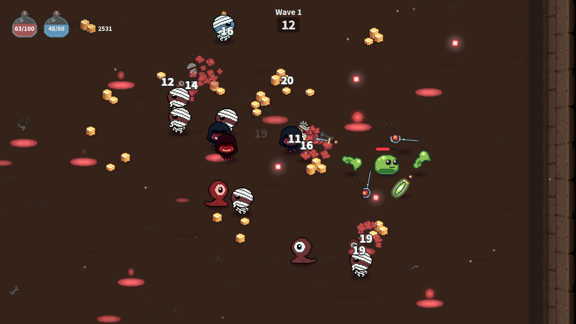 Dungeon Thrones: Rise of Slimes screenshot 3