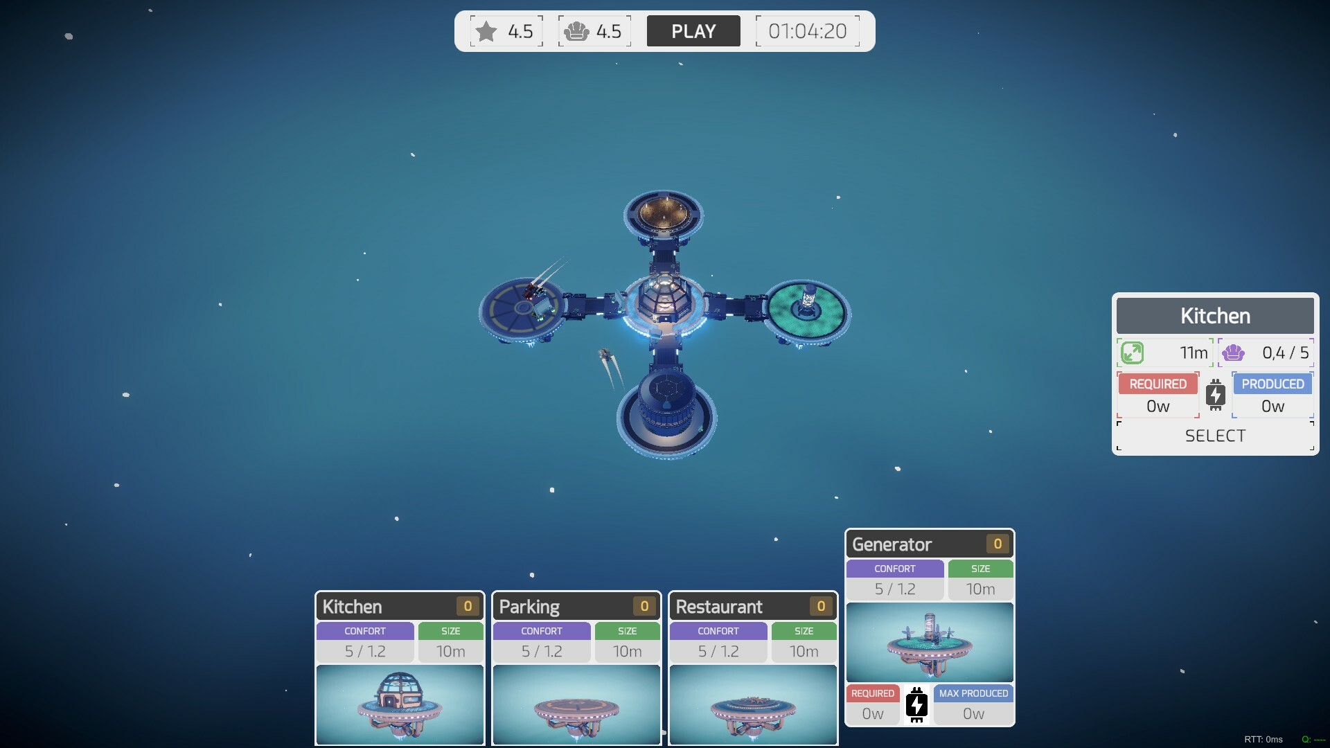 Space Restaurant trailer
