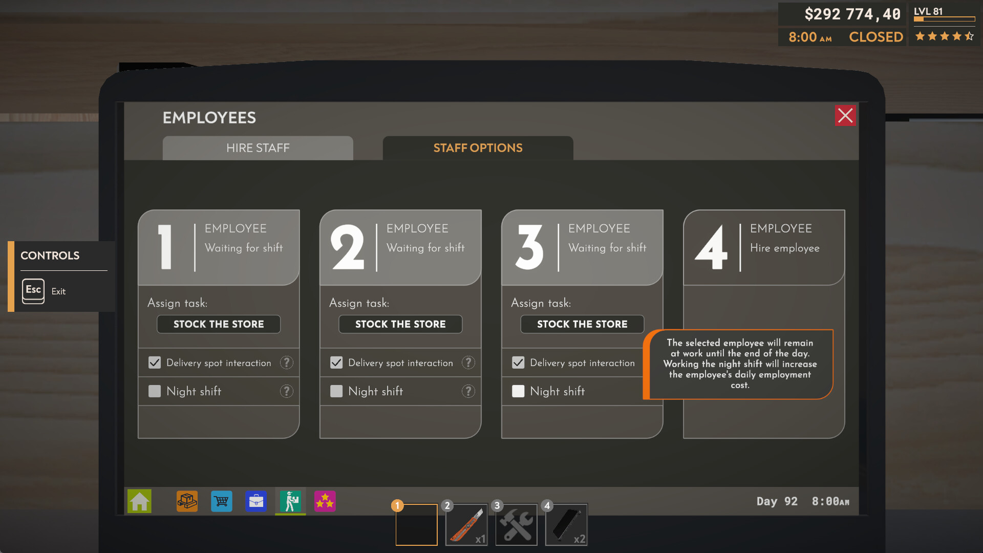 Returns Outlet Simulator screenshot 5