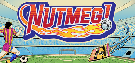Cover art from NUTMEG! A Nostalgic Deckbuilding Football Manager