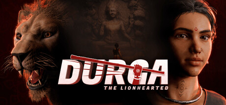 Cover art from Durga : The Lionhearted