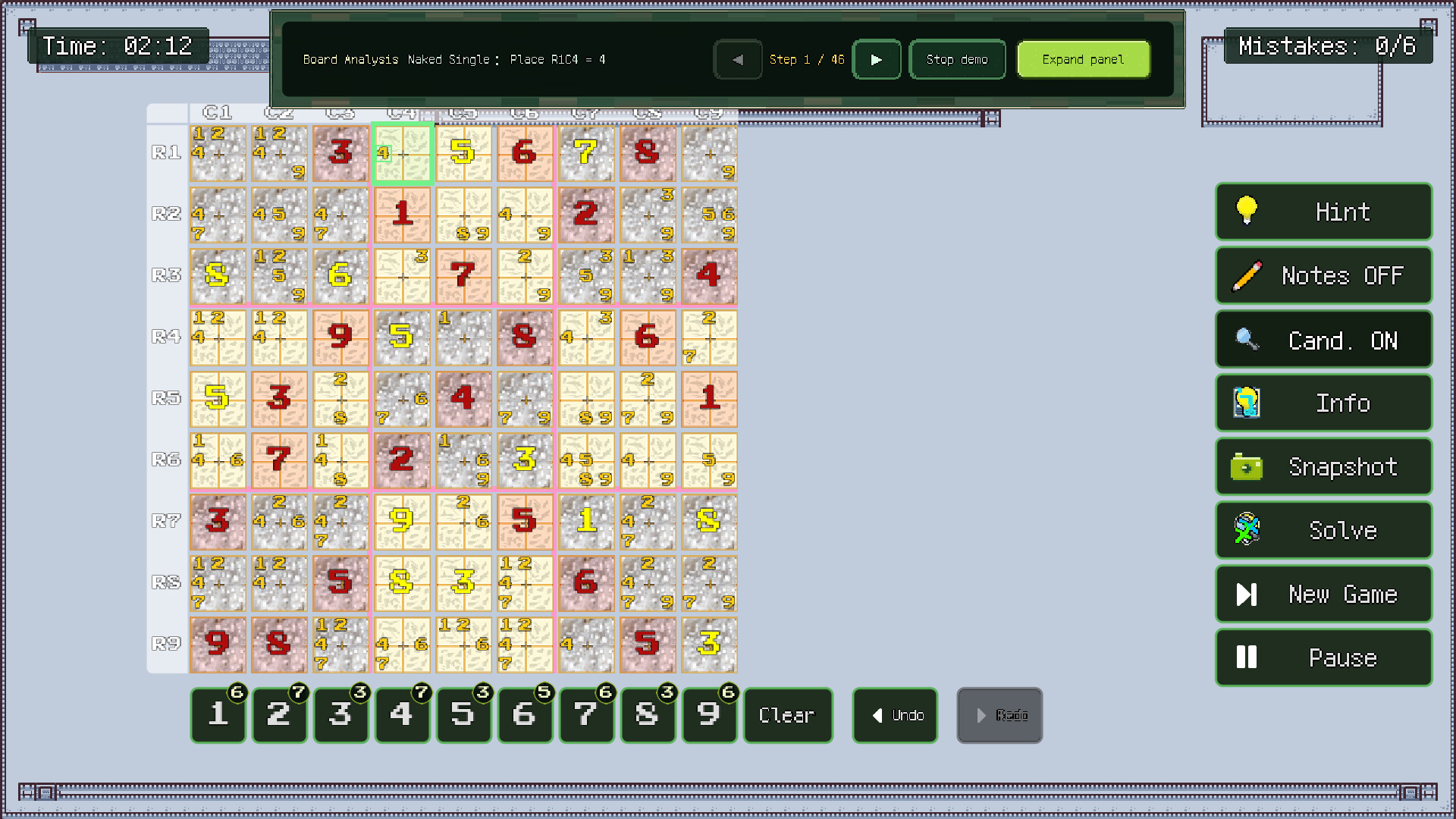 Sudoku Bactron screenshot 4