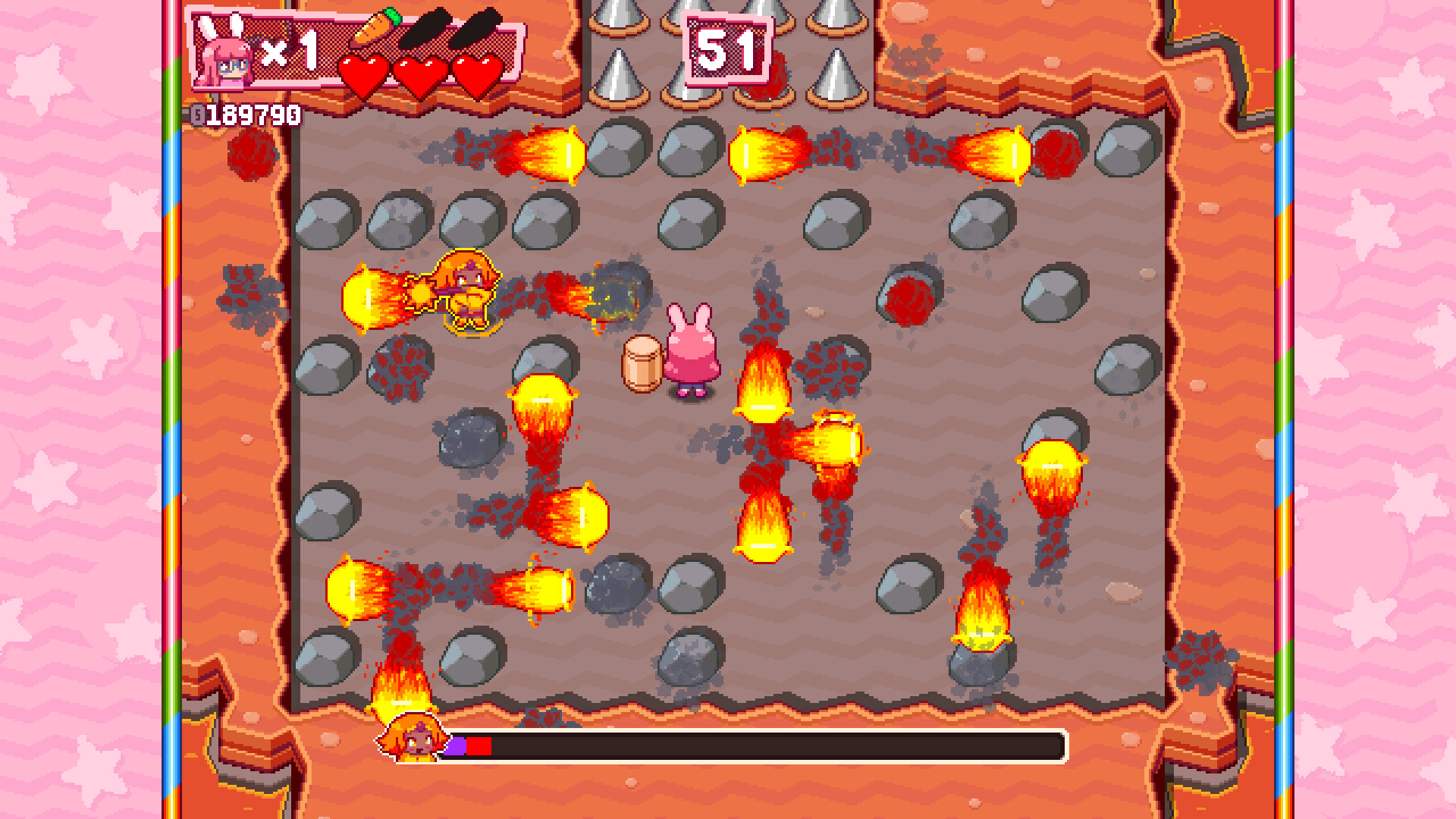 Hyper Bun Buster: Rocket Hammer Action screenshot 2