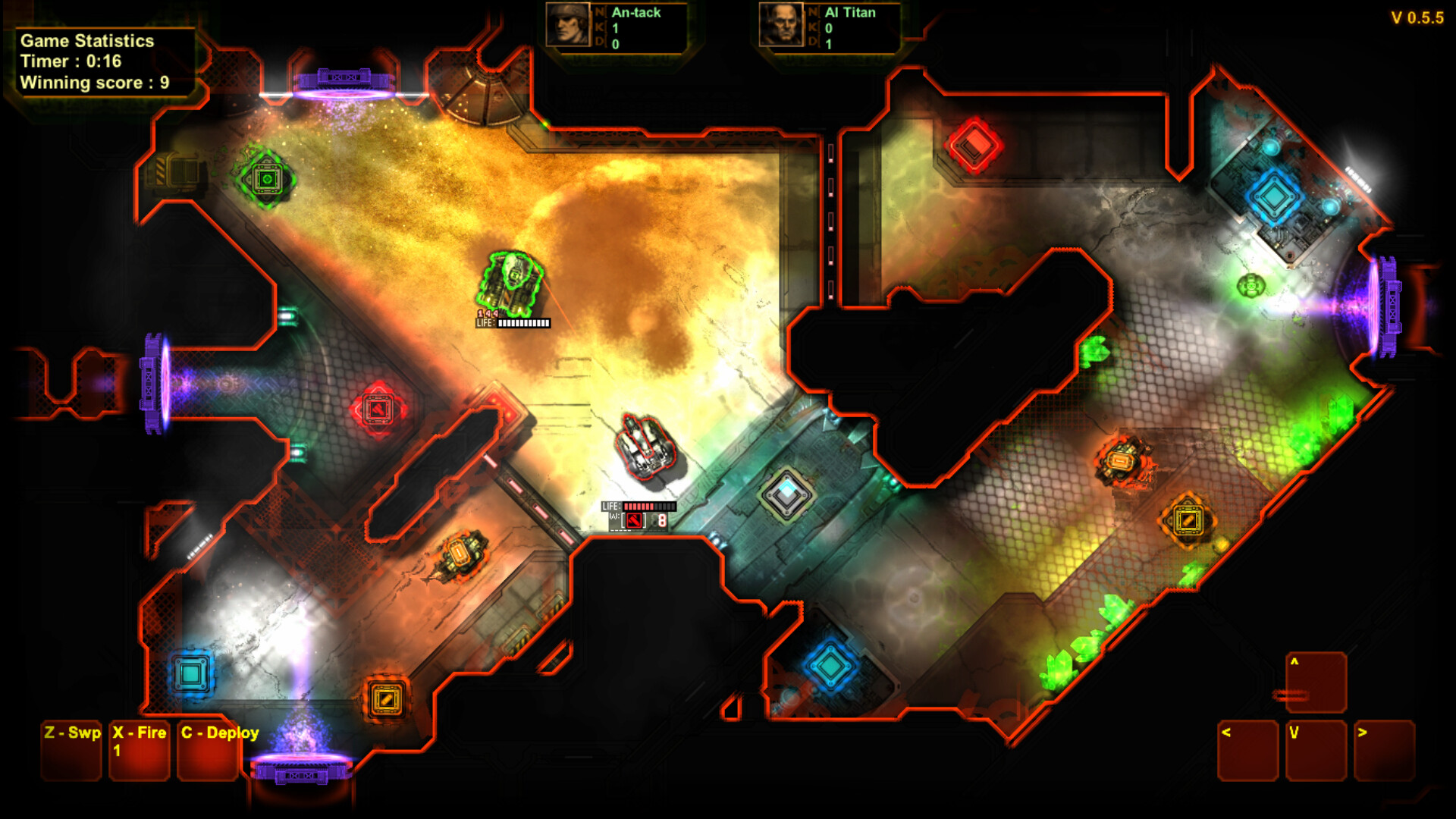 Steel shadows arena screenshot 2