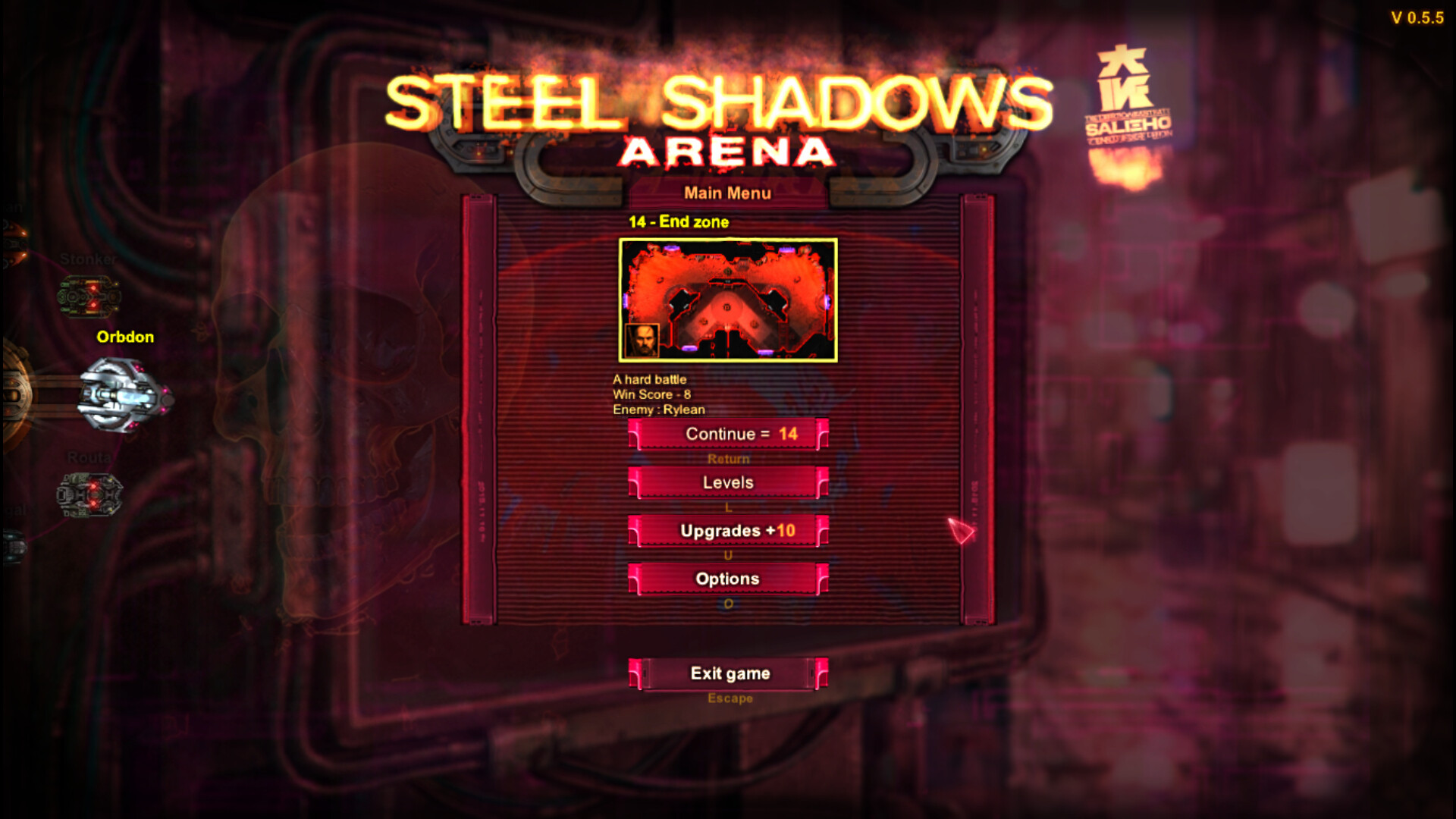 Steel shadows arena trailer