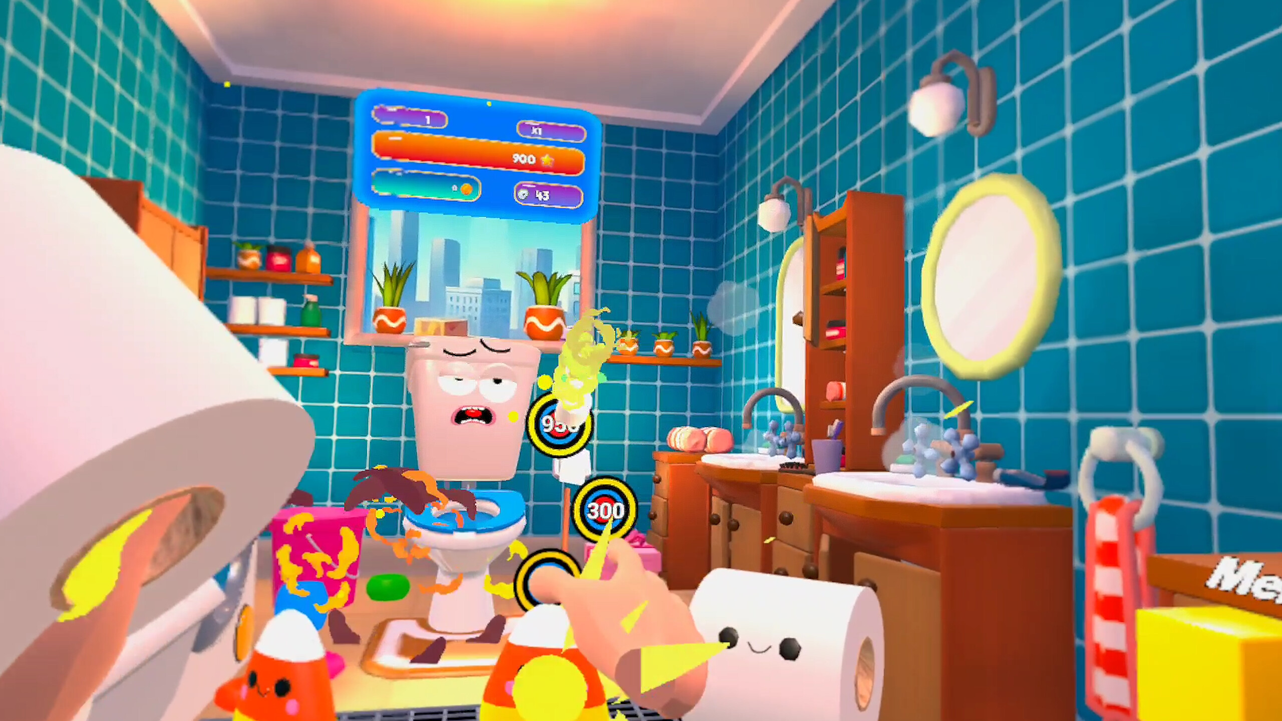 Toilet Toss trailer