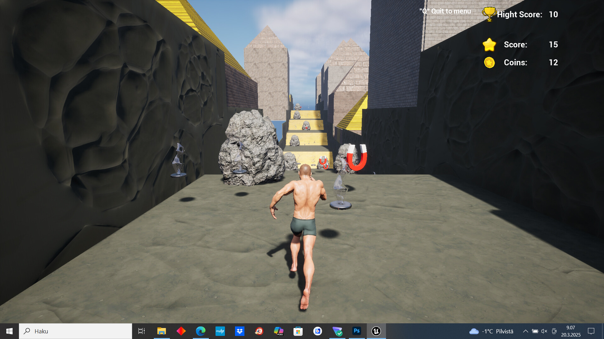 Man Without Clothes Runner screenshot 3