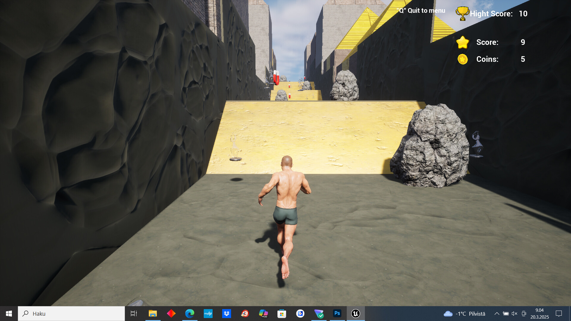 Man Without Clothes Runner screenshot 5