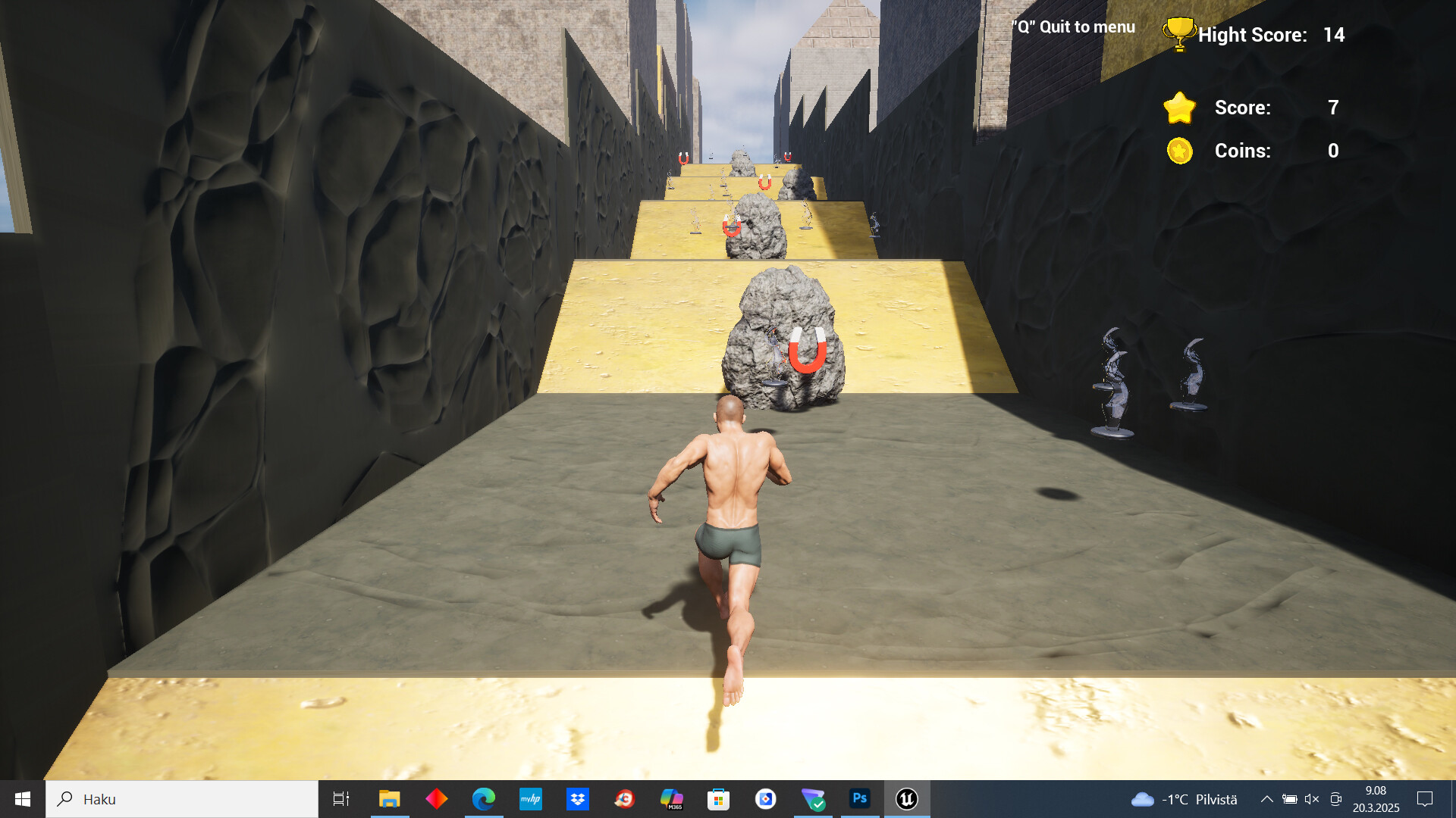 Man Without Clothes Runner screenshot 4