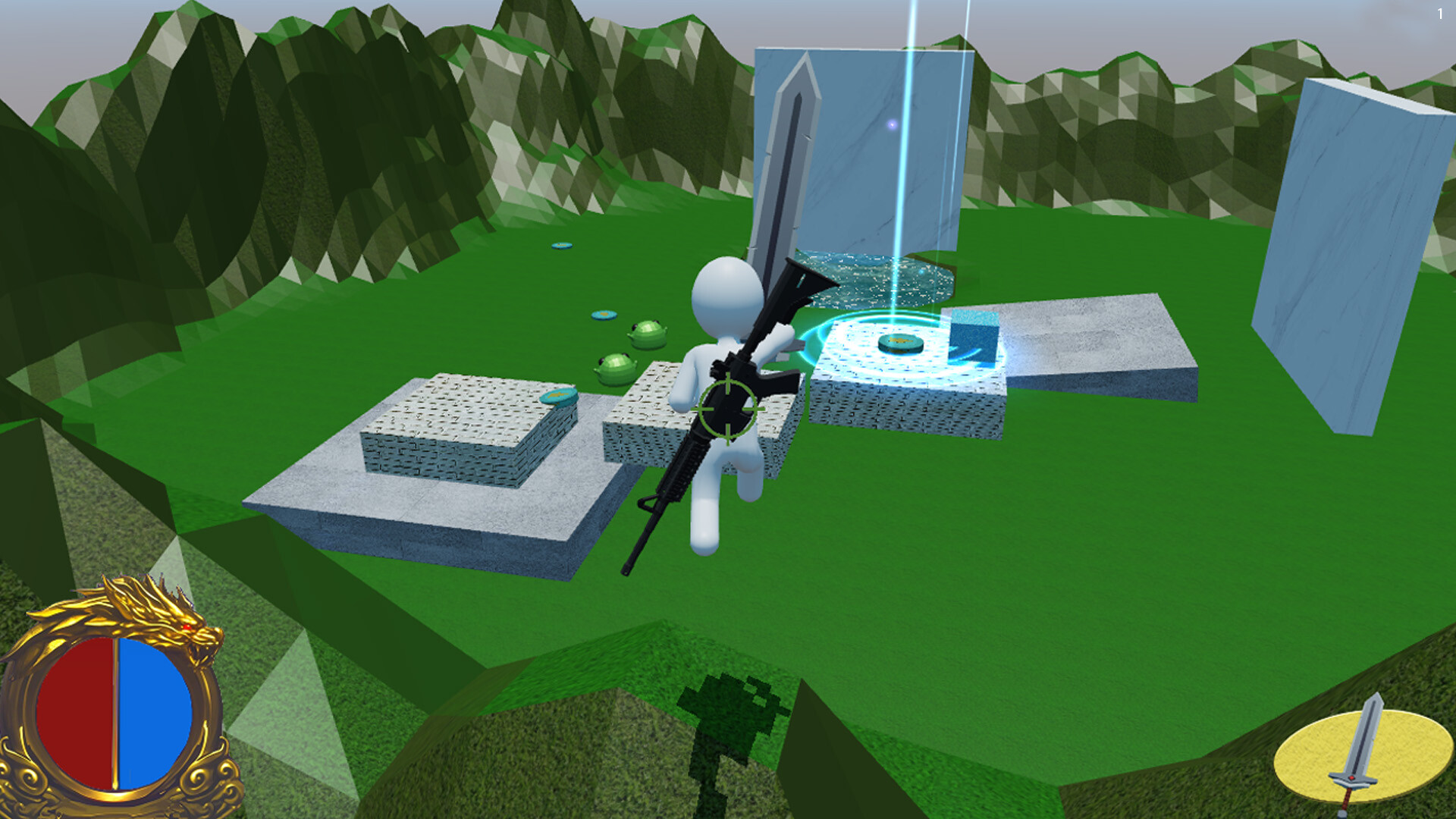 Third-Person Shooter and Platform Jumping and Level-based Adventure trailer