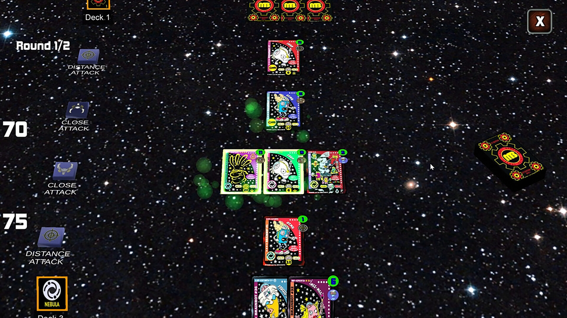Minook and the Brainbots: Collector Card Battle screenshot 2
