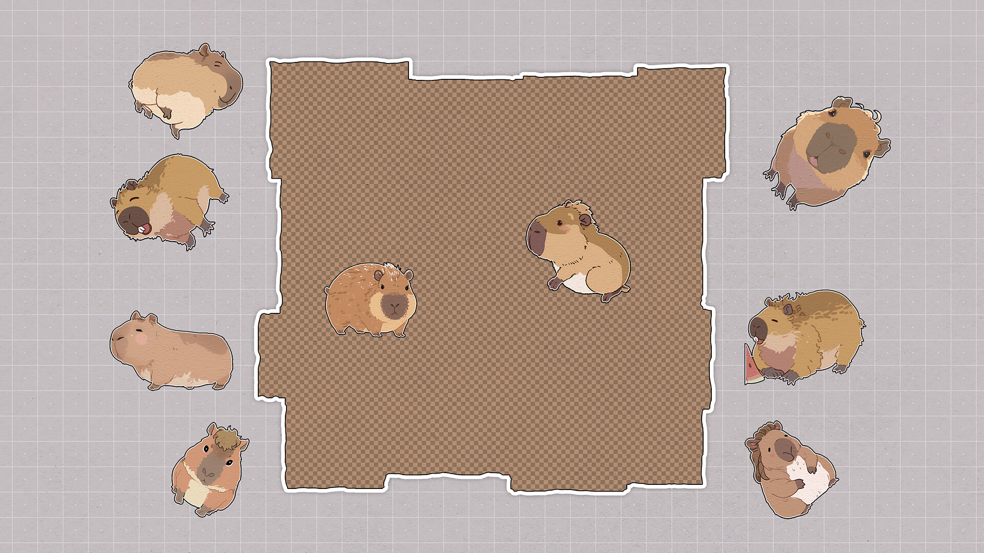 Capybaras Huddled Together screenshot 2