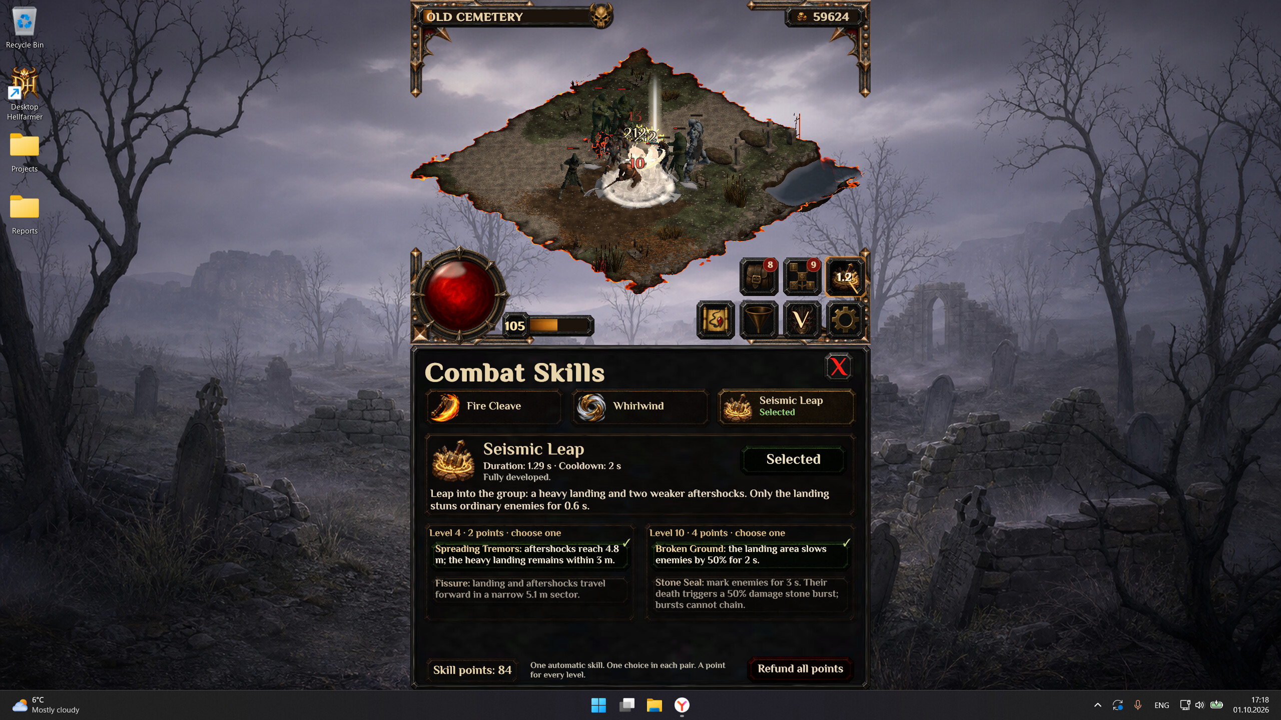 Desktop Hellfarmer screenshot 3