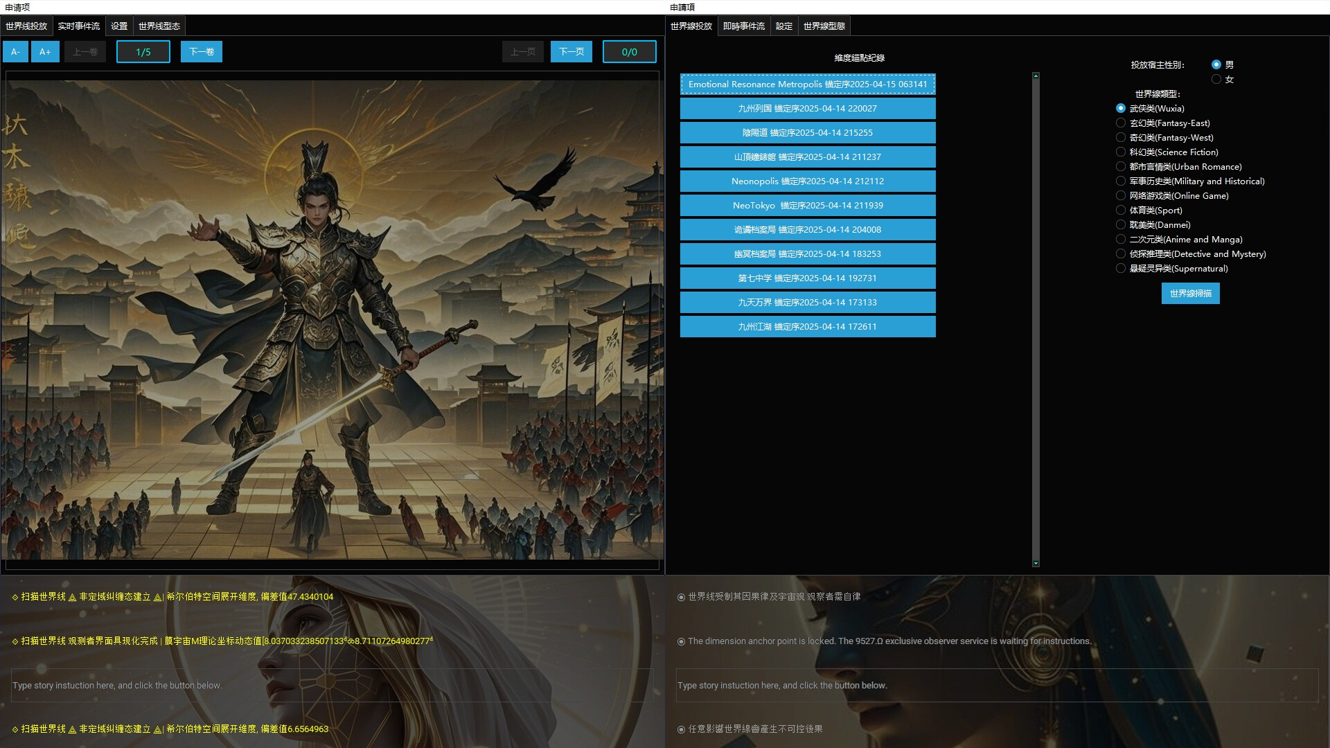 Project 2025 Text Based Story Board screenshot 3