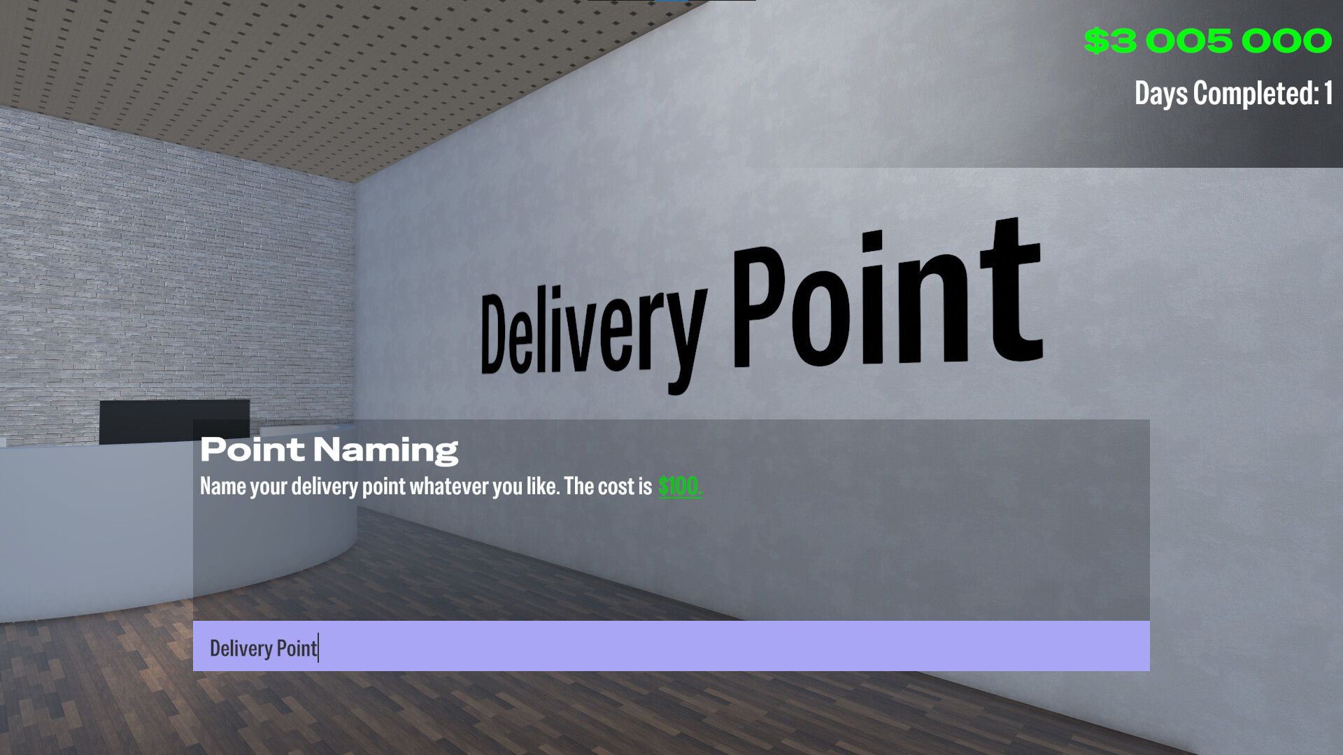 Delivery Point Simulator trailer