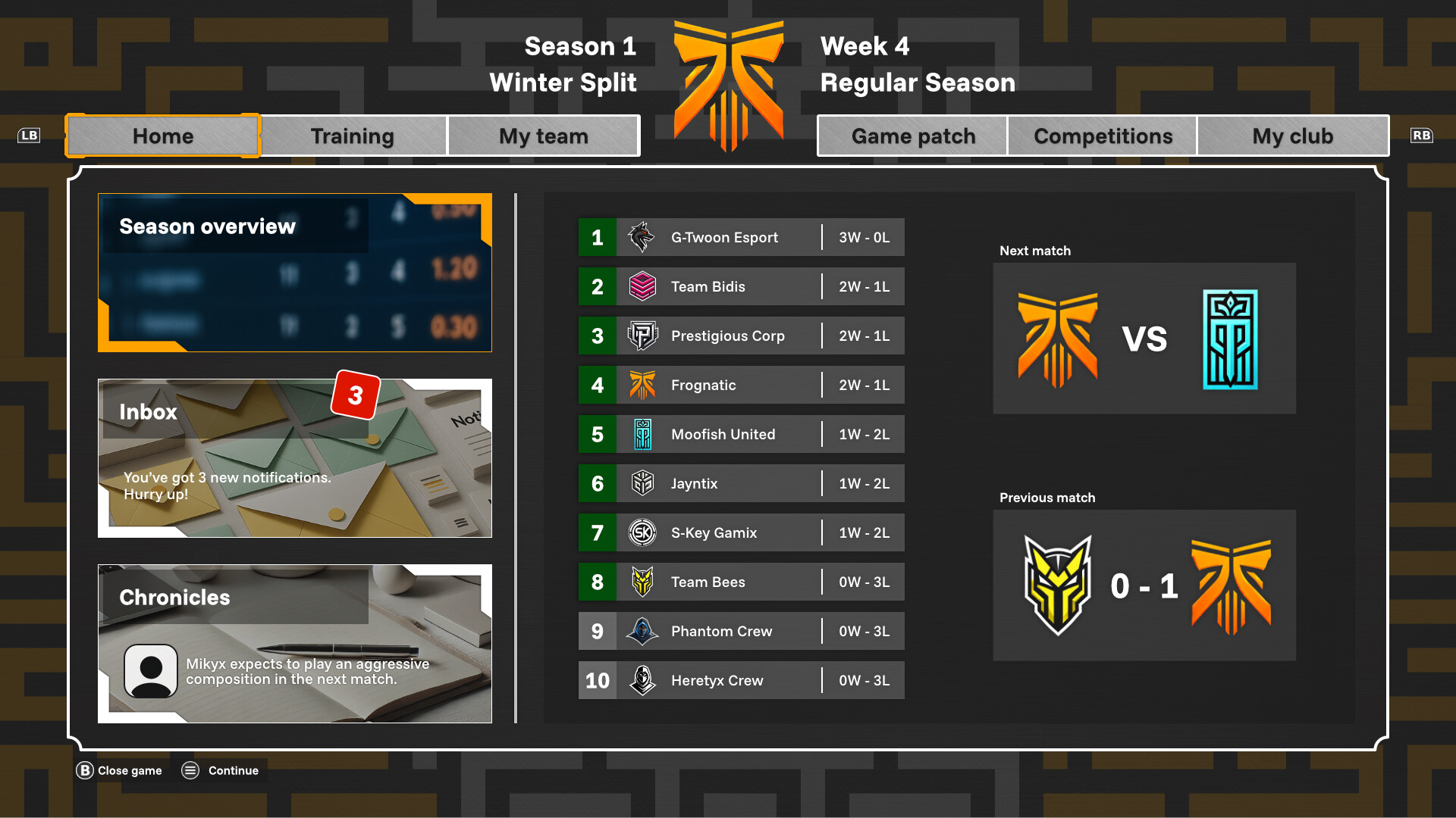 Legends Esport Manager screenshot 3