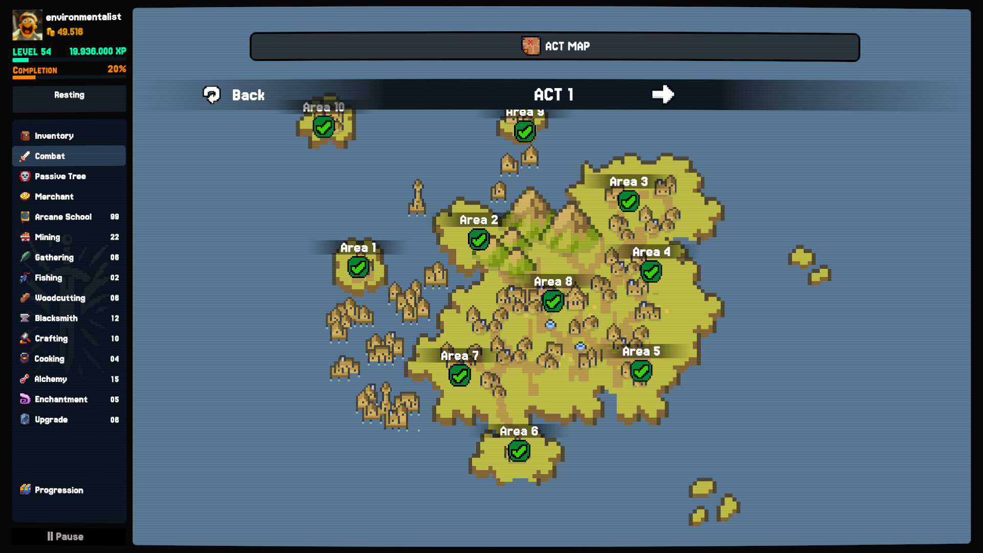 Between Adventures IDLE screenshot 3