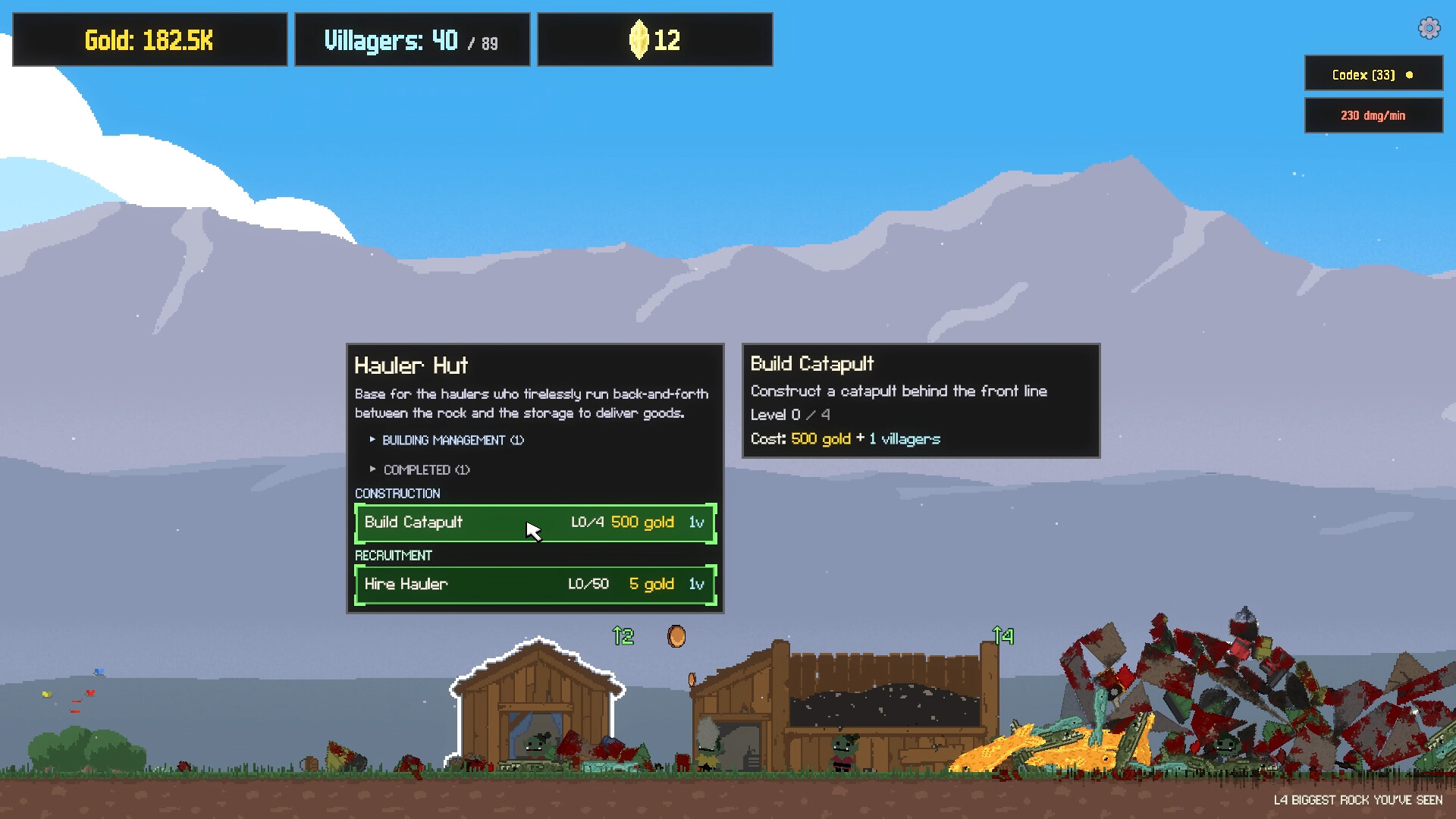 Village vs Rock screenshot 2