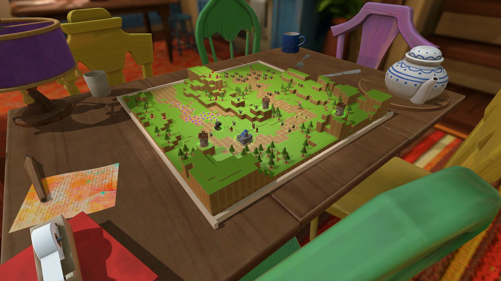 Table Tactics: physics-driven tabletop battles screenshot 2