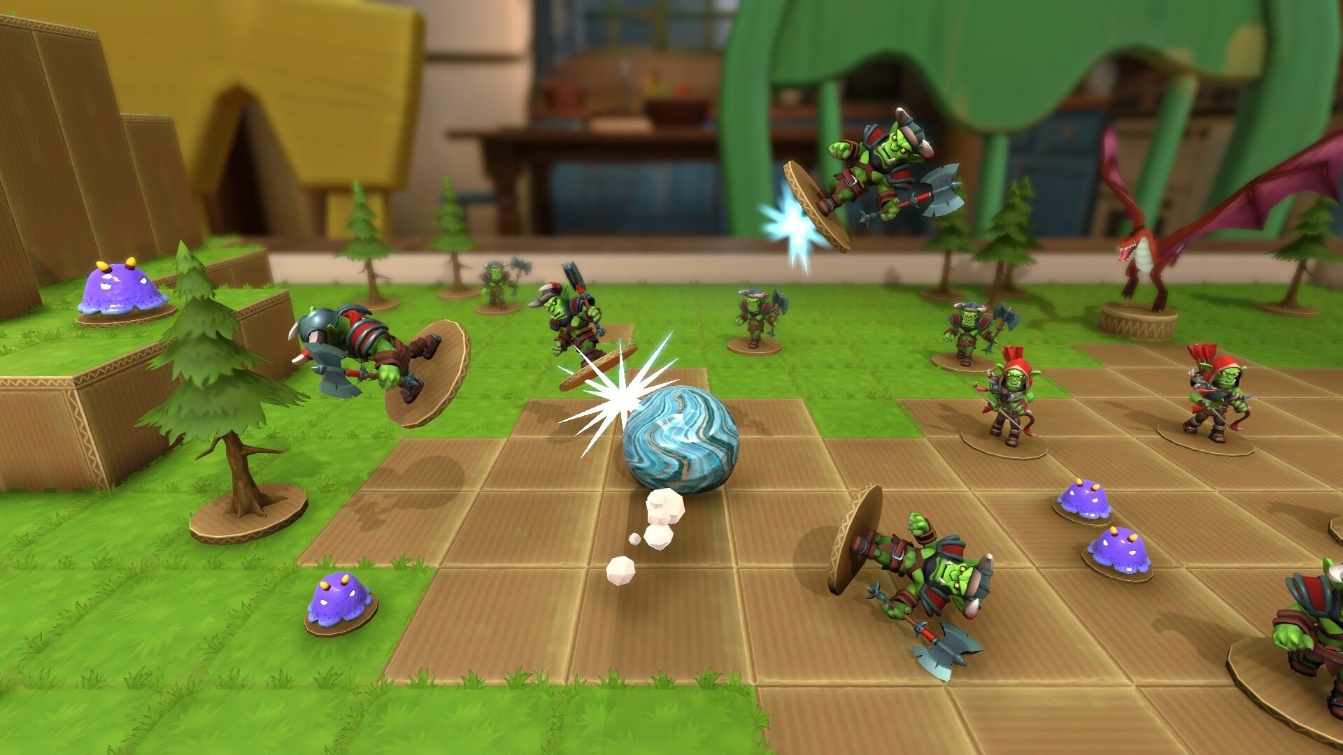 Table Tactics: physics-driven tabletop battles trailer