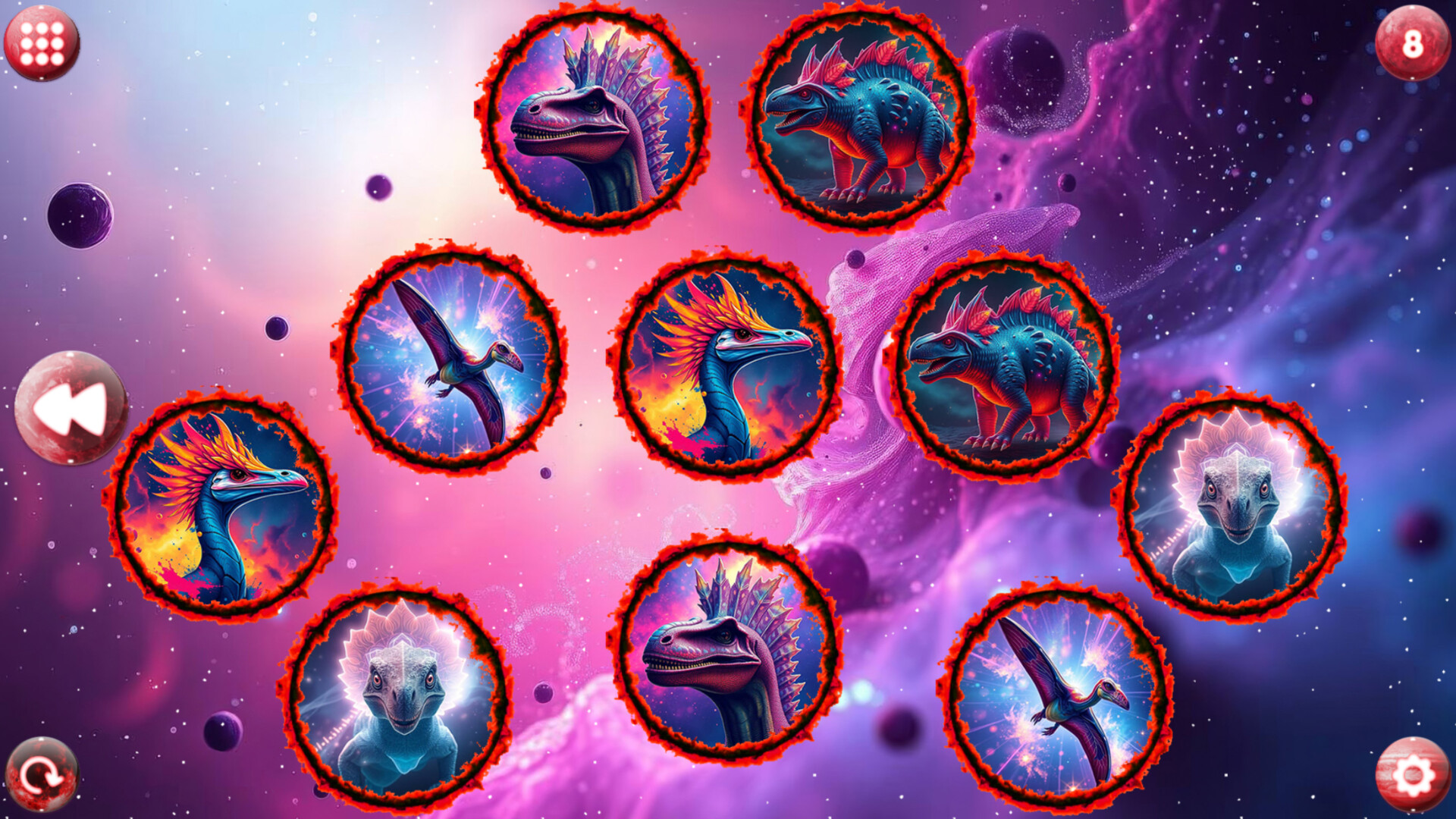 Space Memory: Dinosaurs screenshot 5