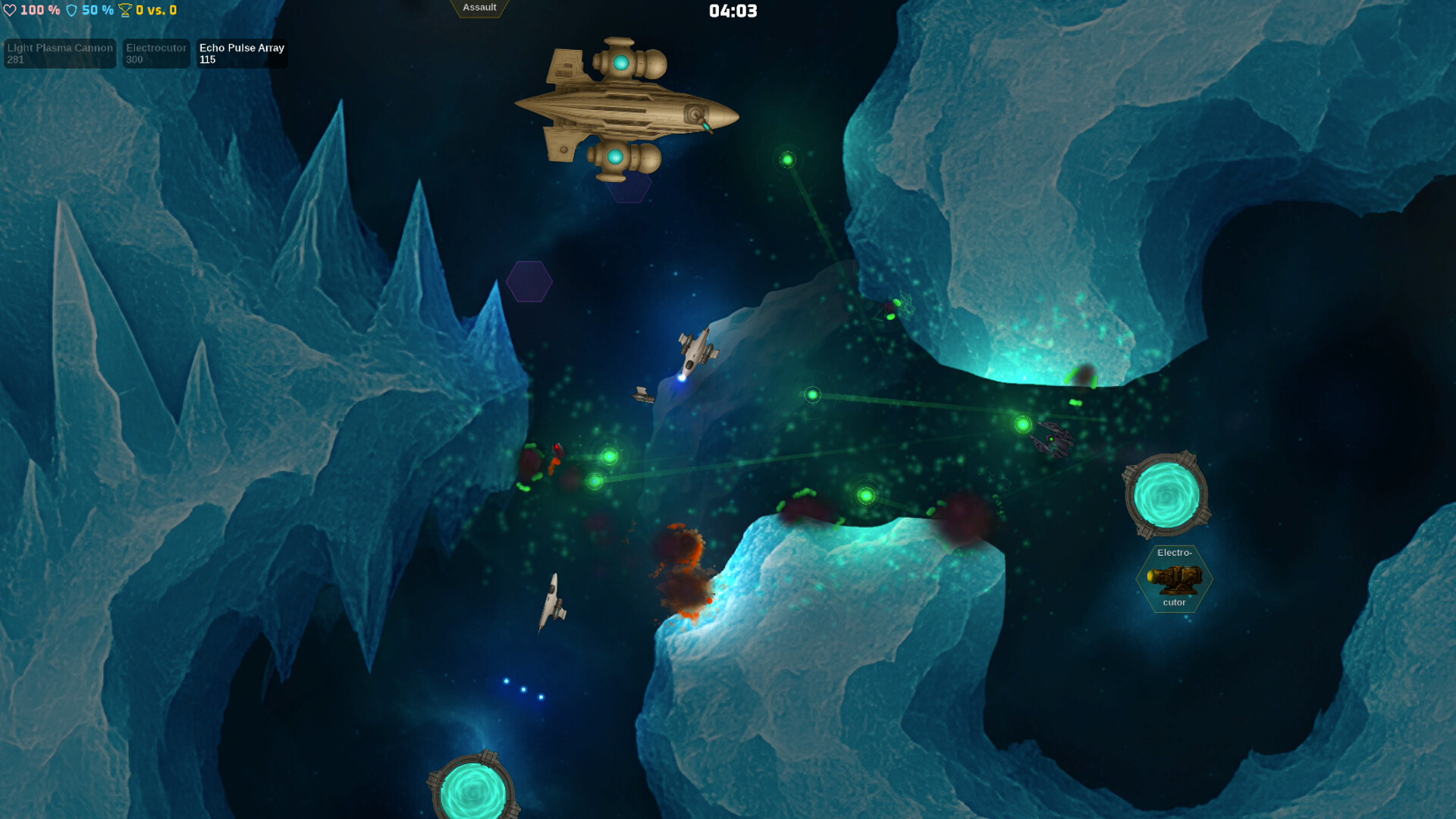 Caveflyer: Rift War screenshot 2