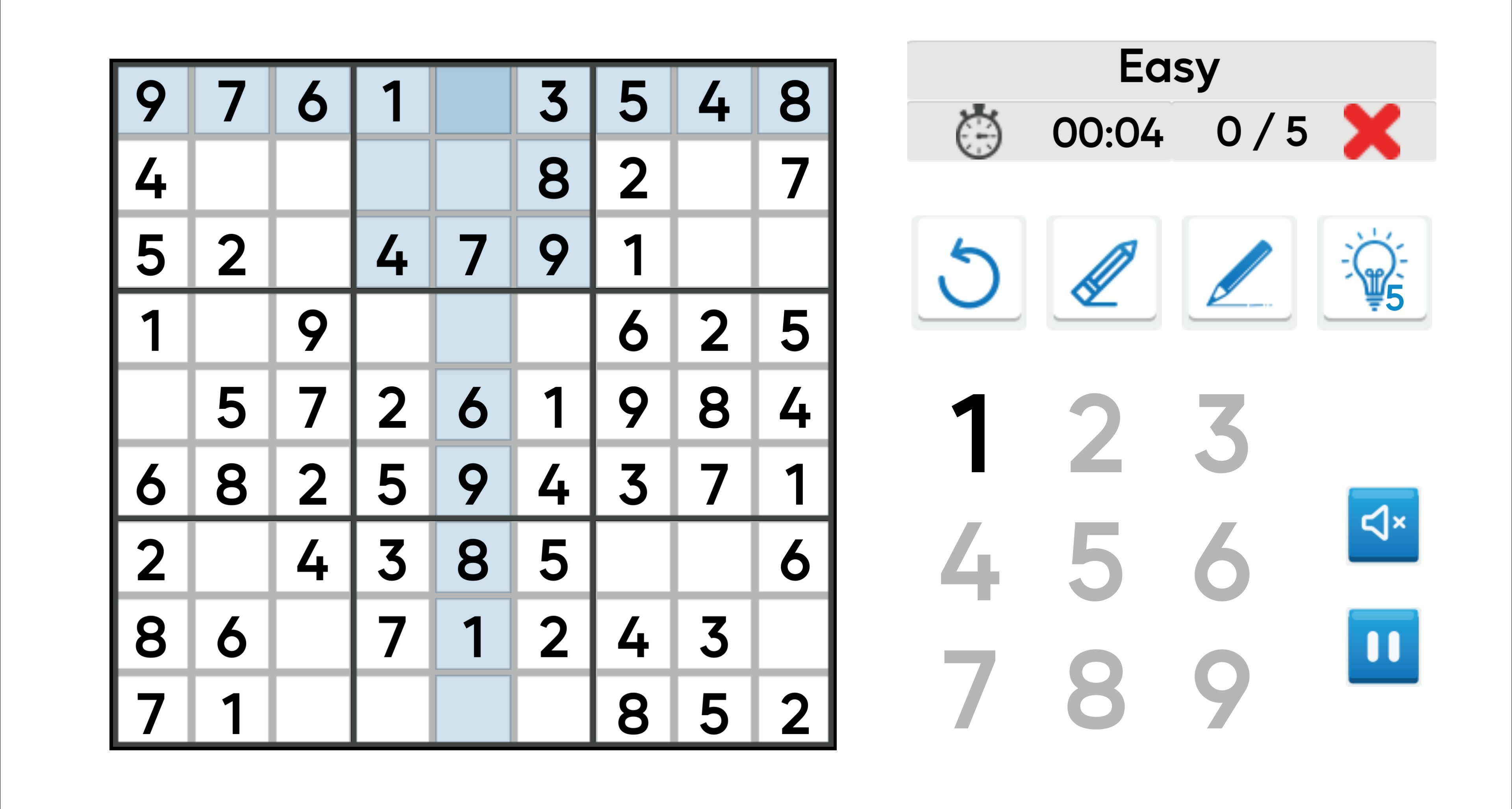 Sudoku Mania screenshot 2