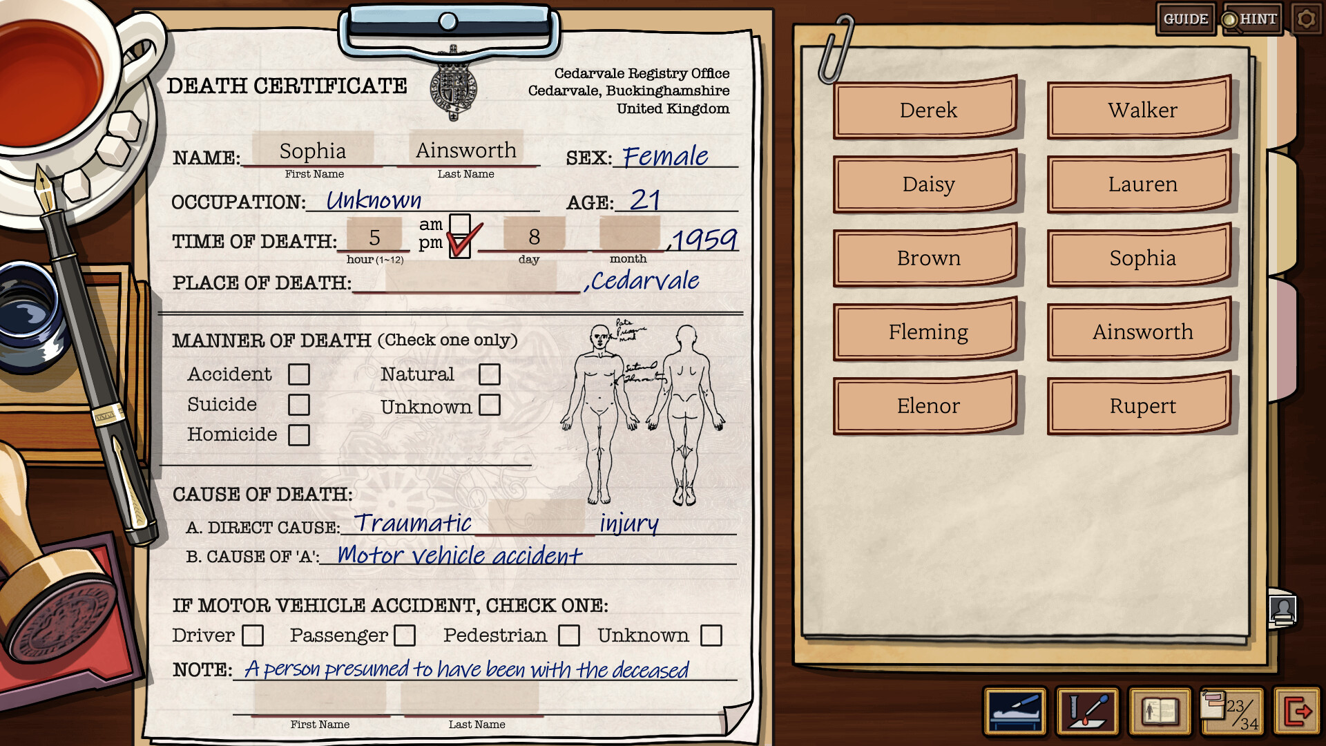Death at Fleming Manor screenshot 4