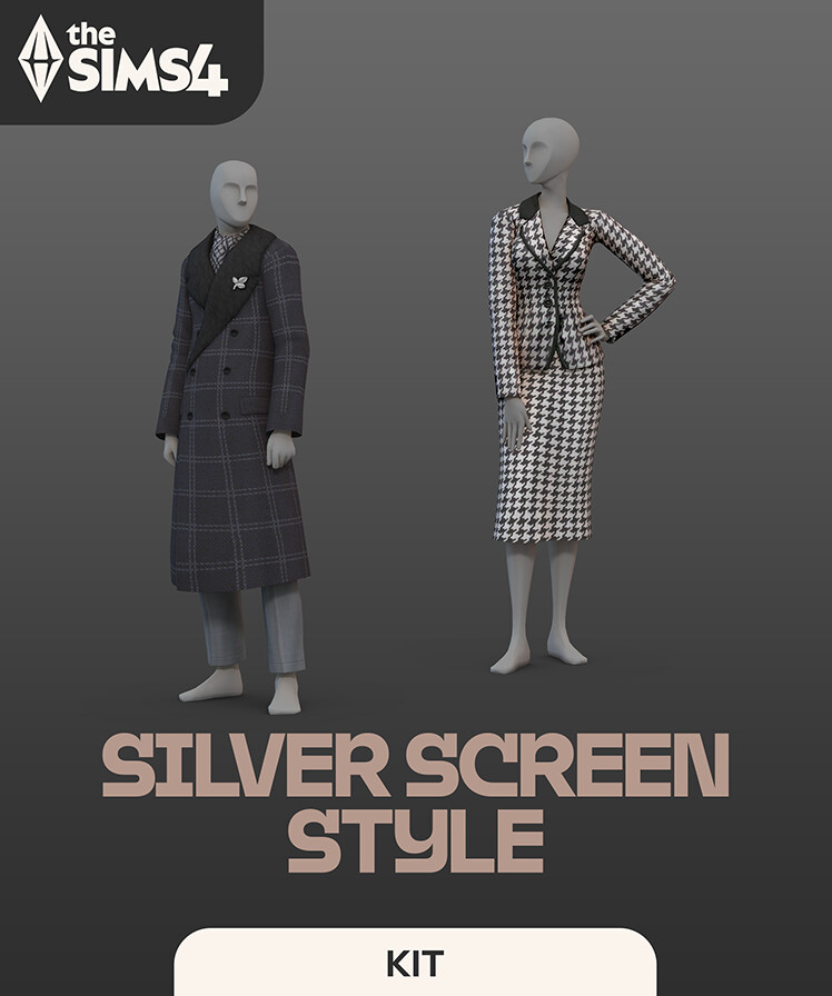 The Sims™ 4 Silver Screen Style Kit