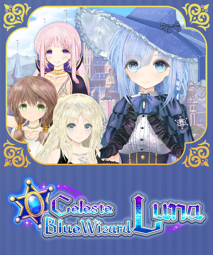 Celeste Blue Wizard Luna