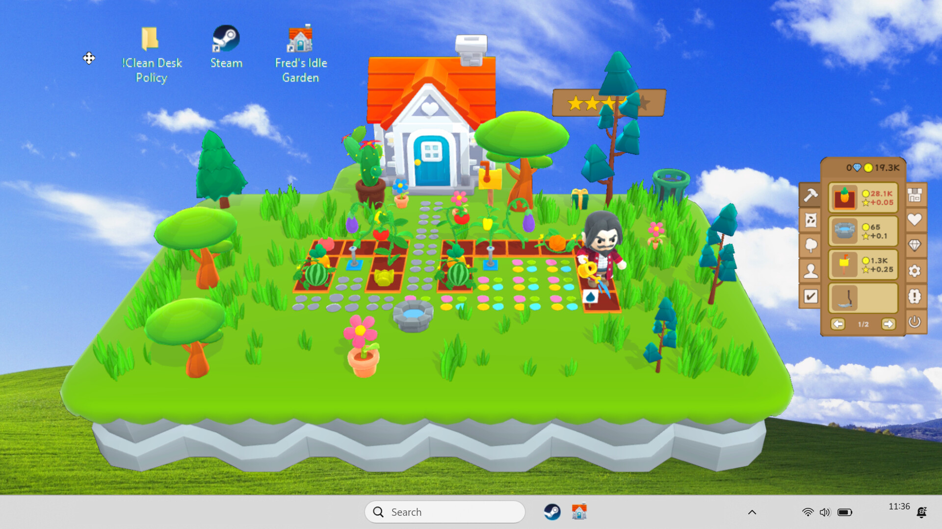 Fred's Idle Garden trailer