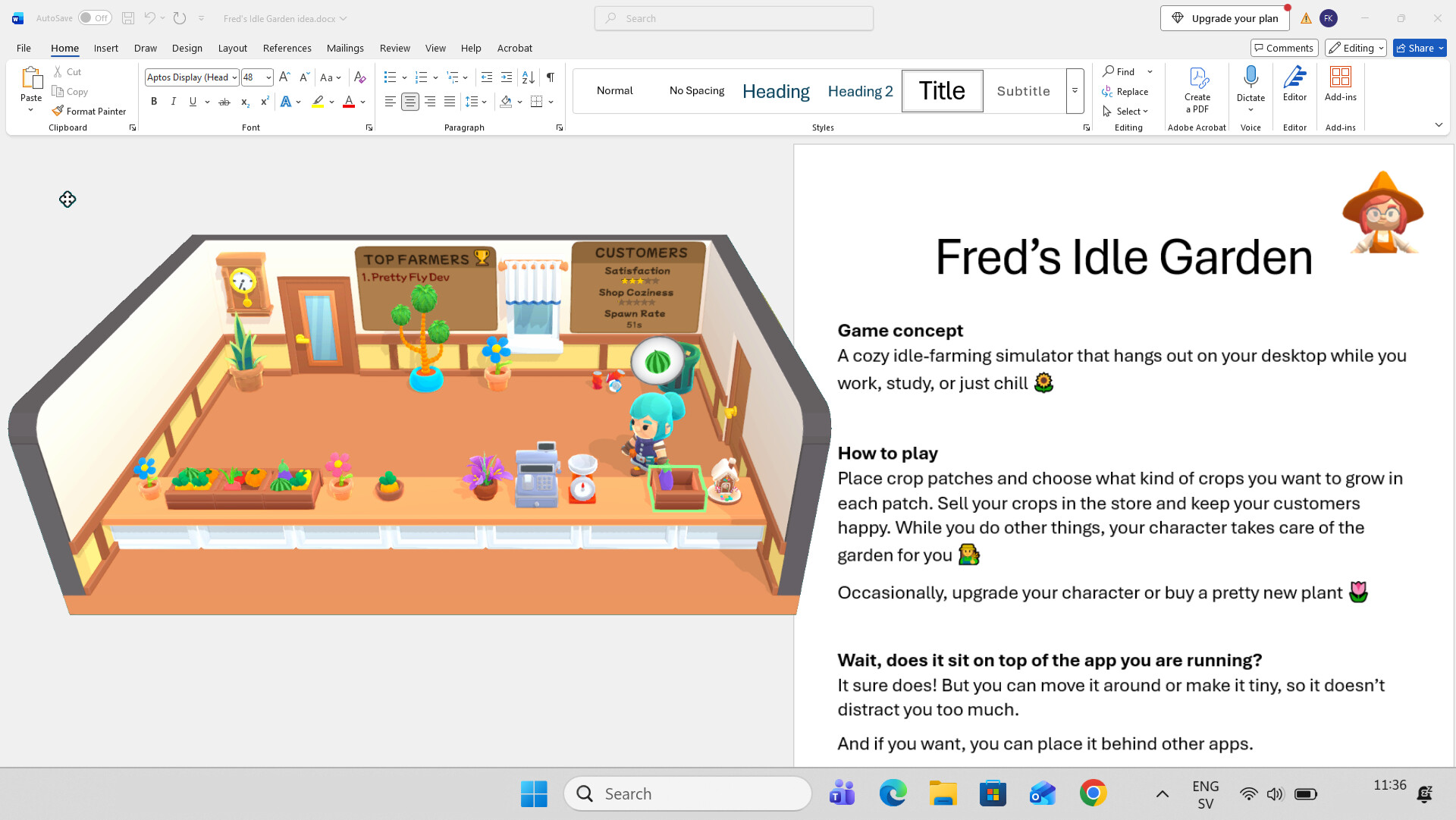 Fred's Idle Garden screenshot 2