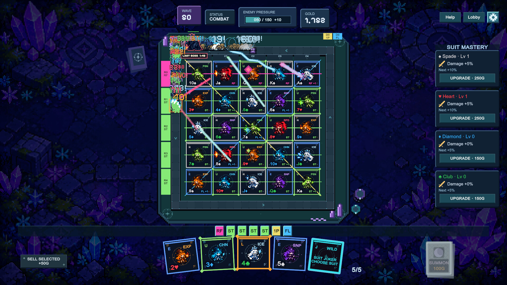 Random Poker Defence screenshot 3