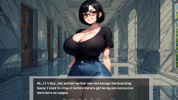 Dominated by: Yandere Goth Sensei screenshot 2