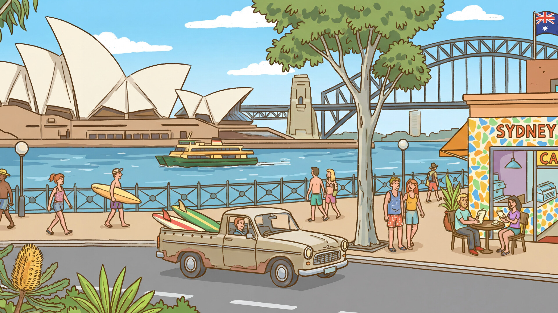 999 Hidden Cats: Australia Together screenshot 1