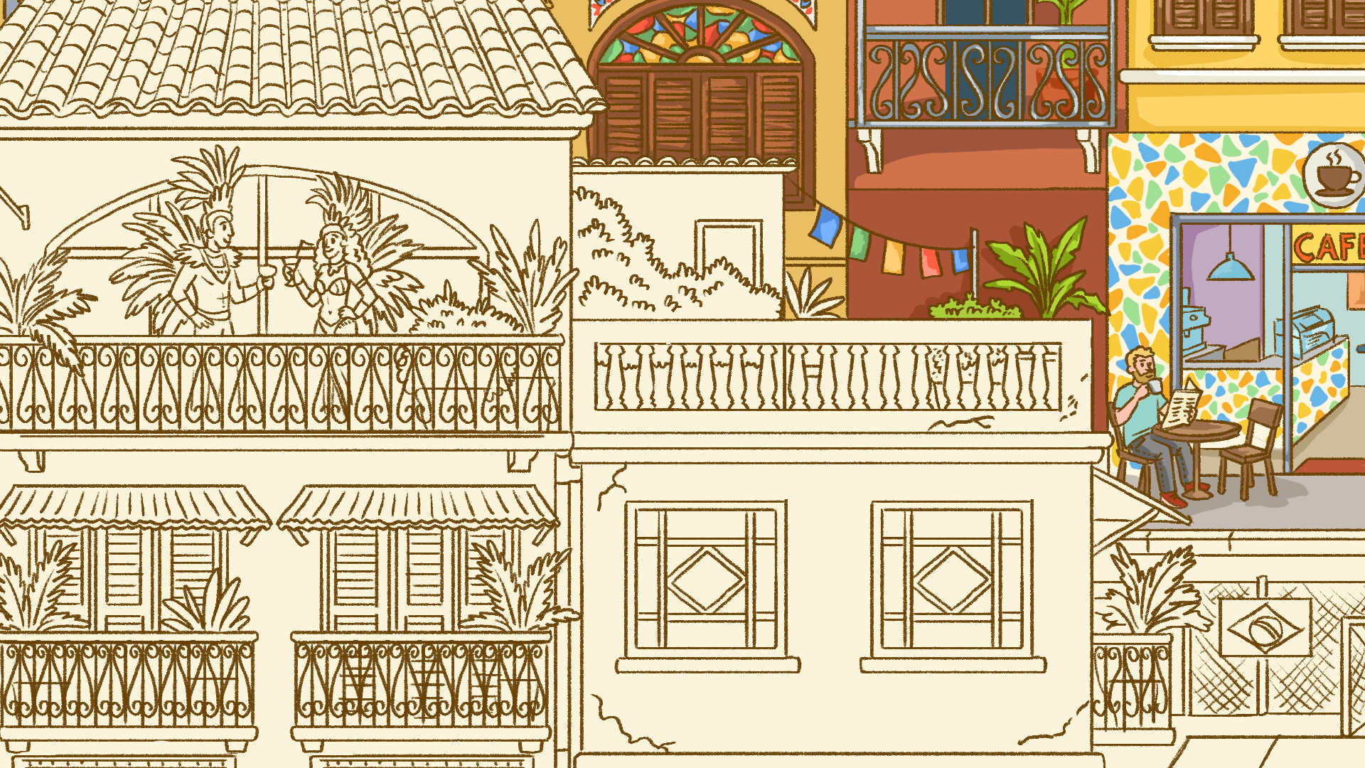 999 Hidden Cats: Brazil Together screenshot 2