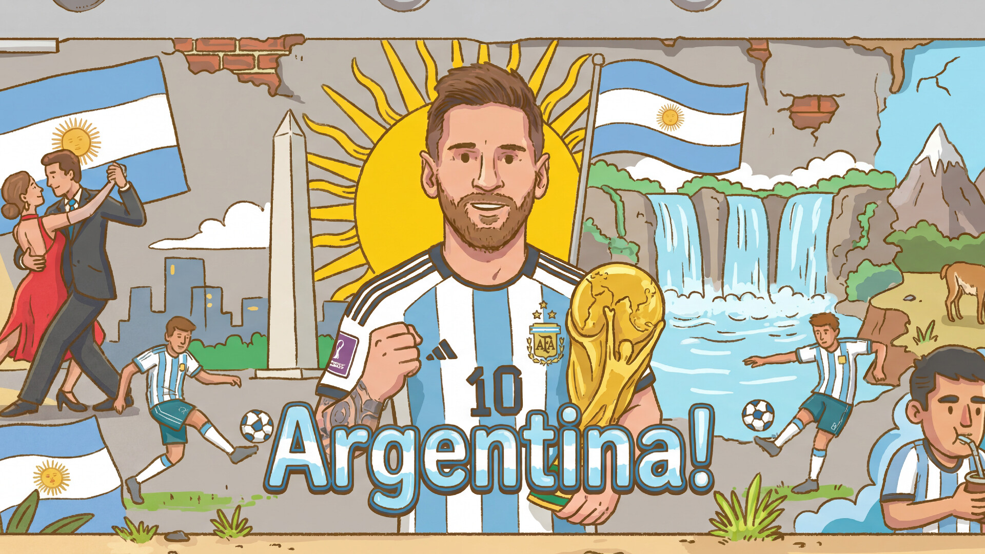 999 Hidden Cats: Argentina Together screenshot 1