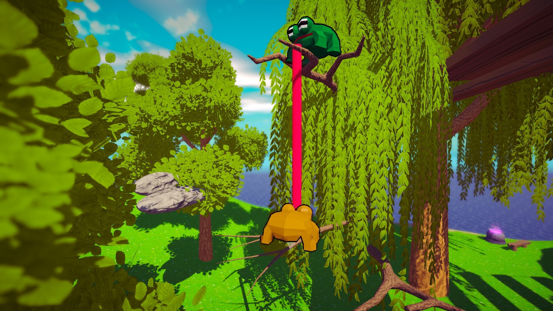 Stick Together! - Co-op Frog Parkour screenshot 2