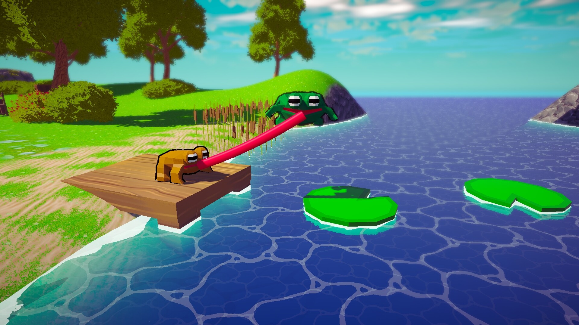 Stick Together! - Co-op Frog Parkour trailer