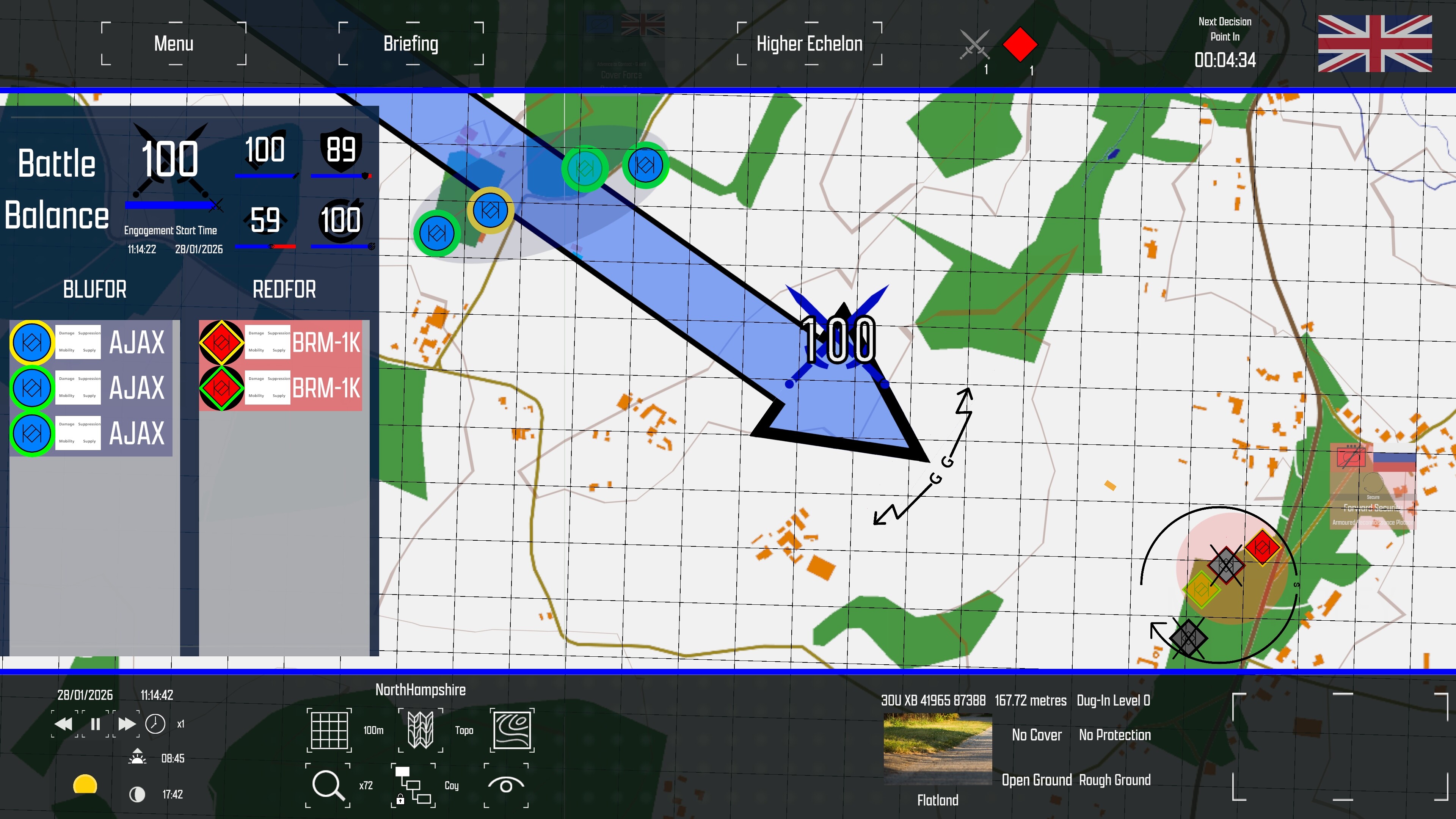 Decision Point: Battlegroup Operational Simulator screenshot 2