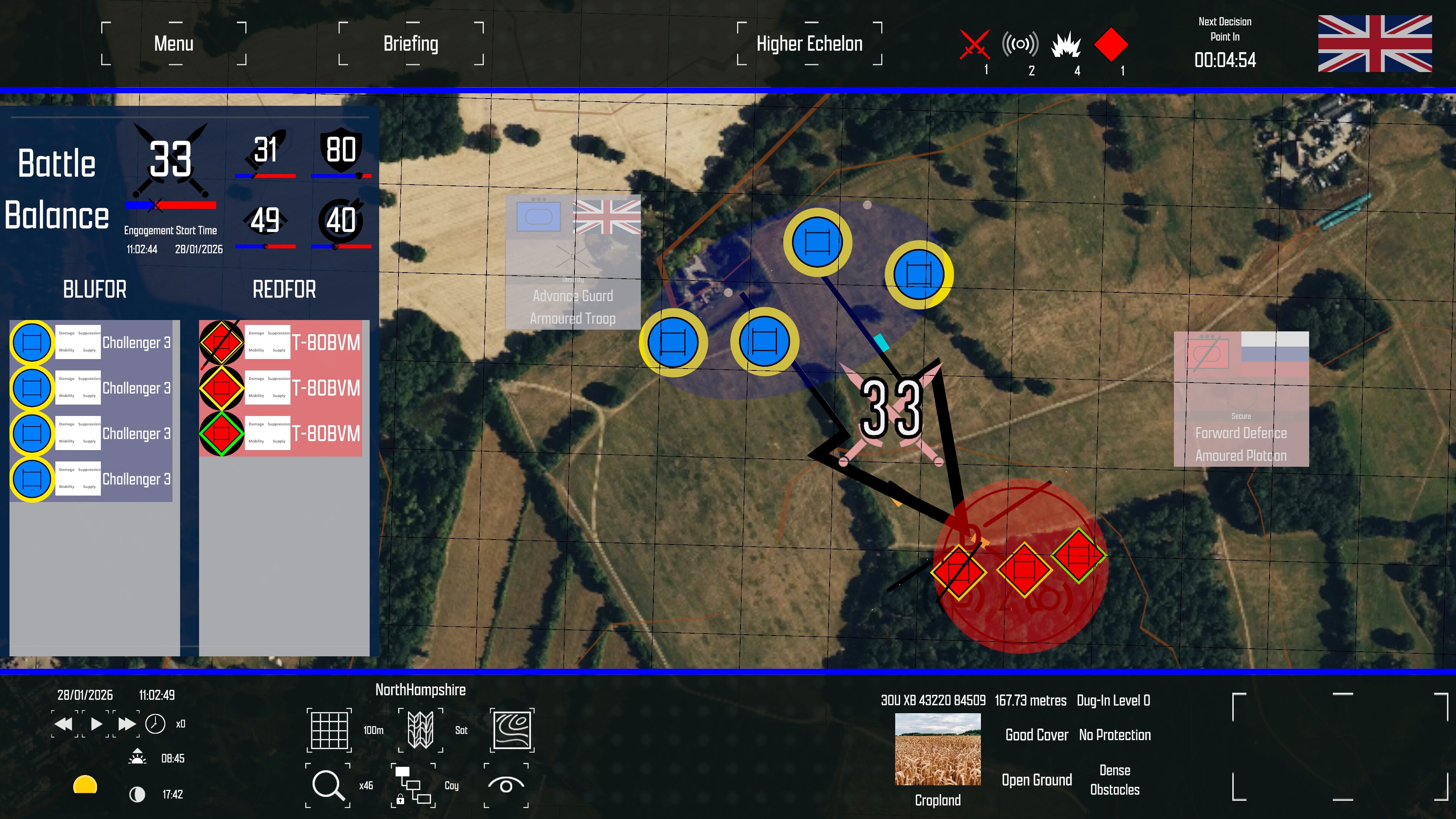 Decision Point: Battlegroup Operational Simulator screenshot 5