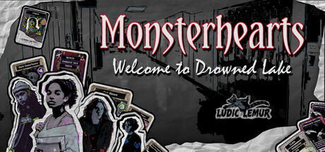 Cover art from Monsterhearts: Welcome to Drowned Lake