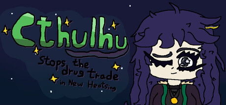 Cover art from Cthulhu Stops the Drug Trade in New Heatsing