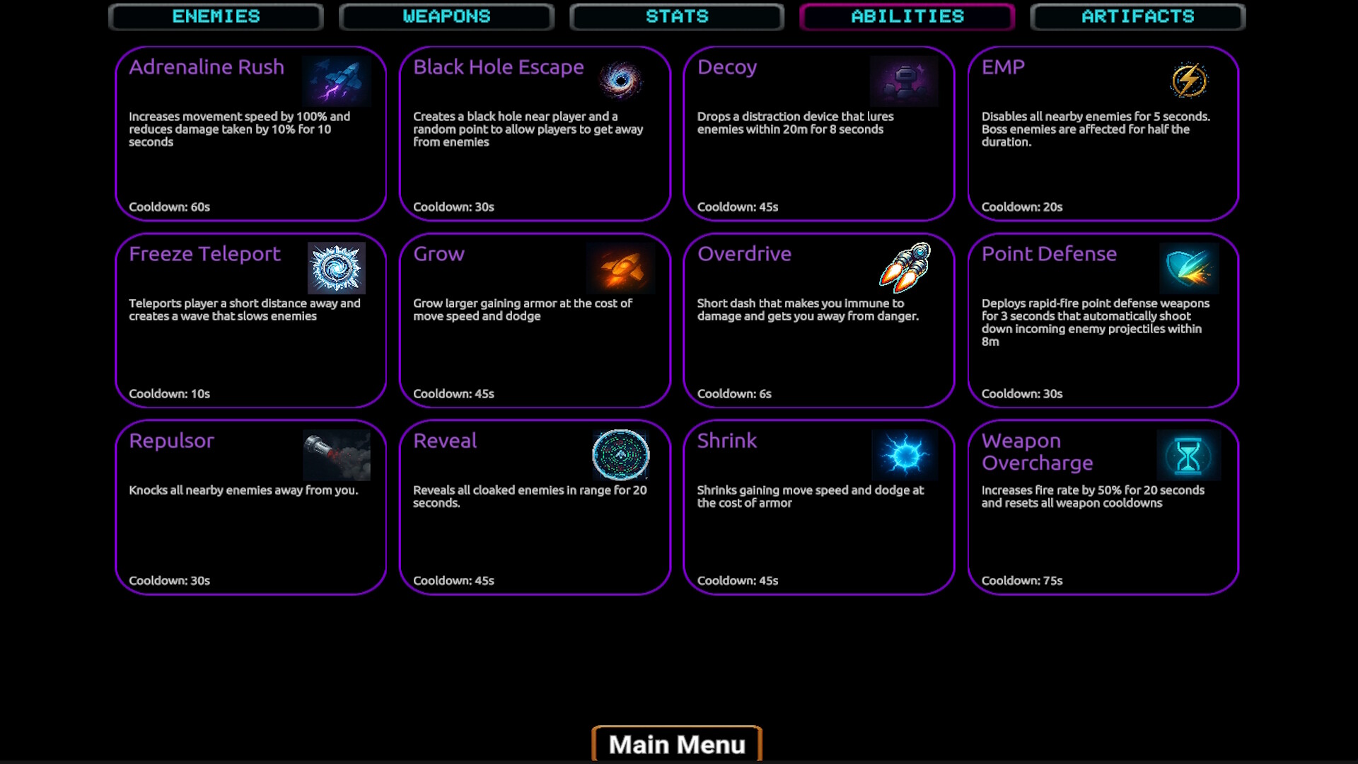 Retronaut screenshot 5