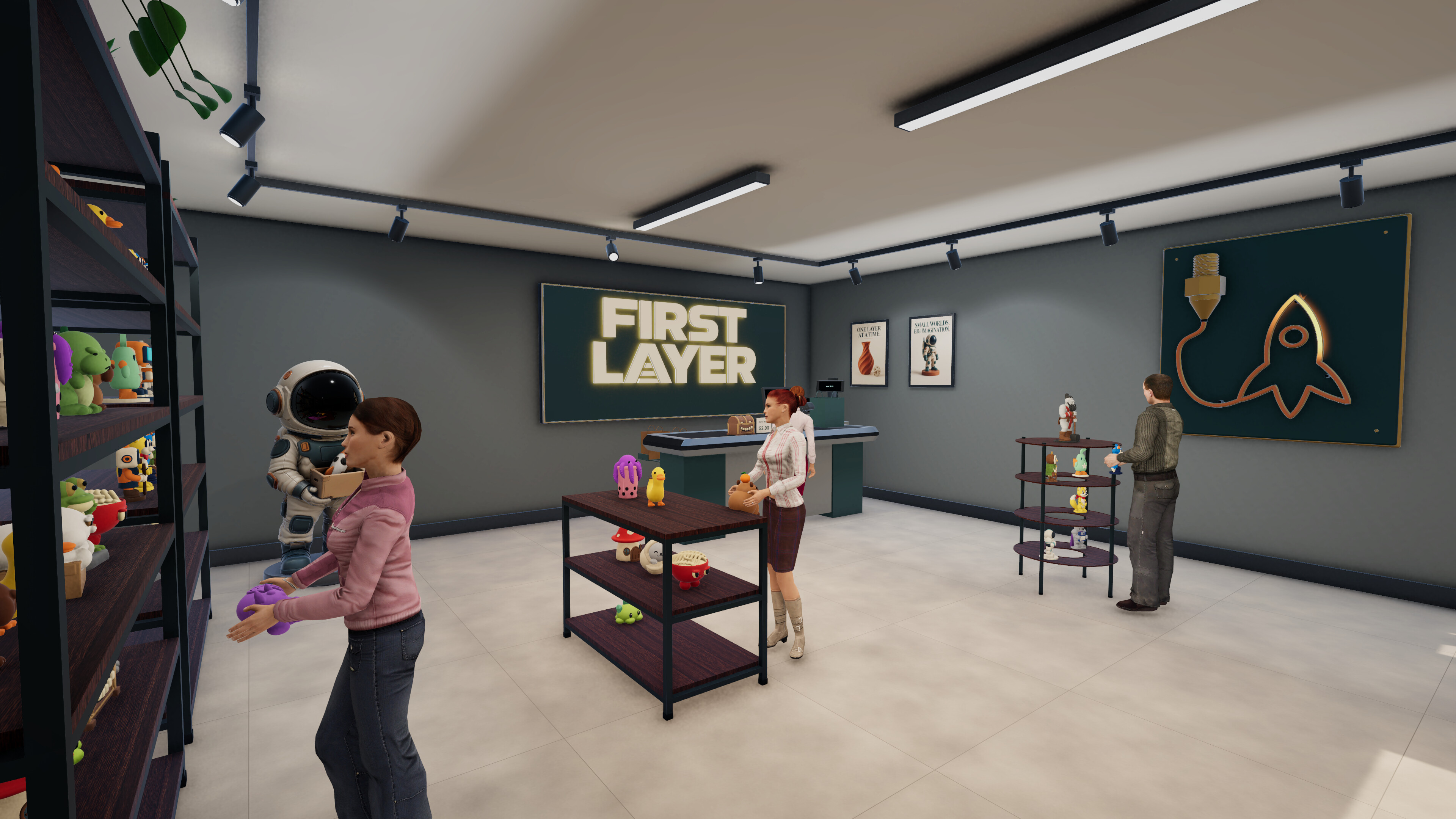 First Layer: 3D Printing Simulator screenshot 2