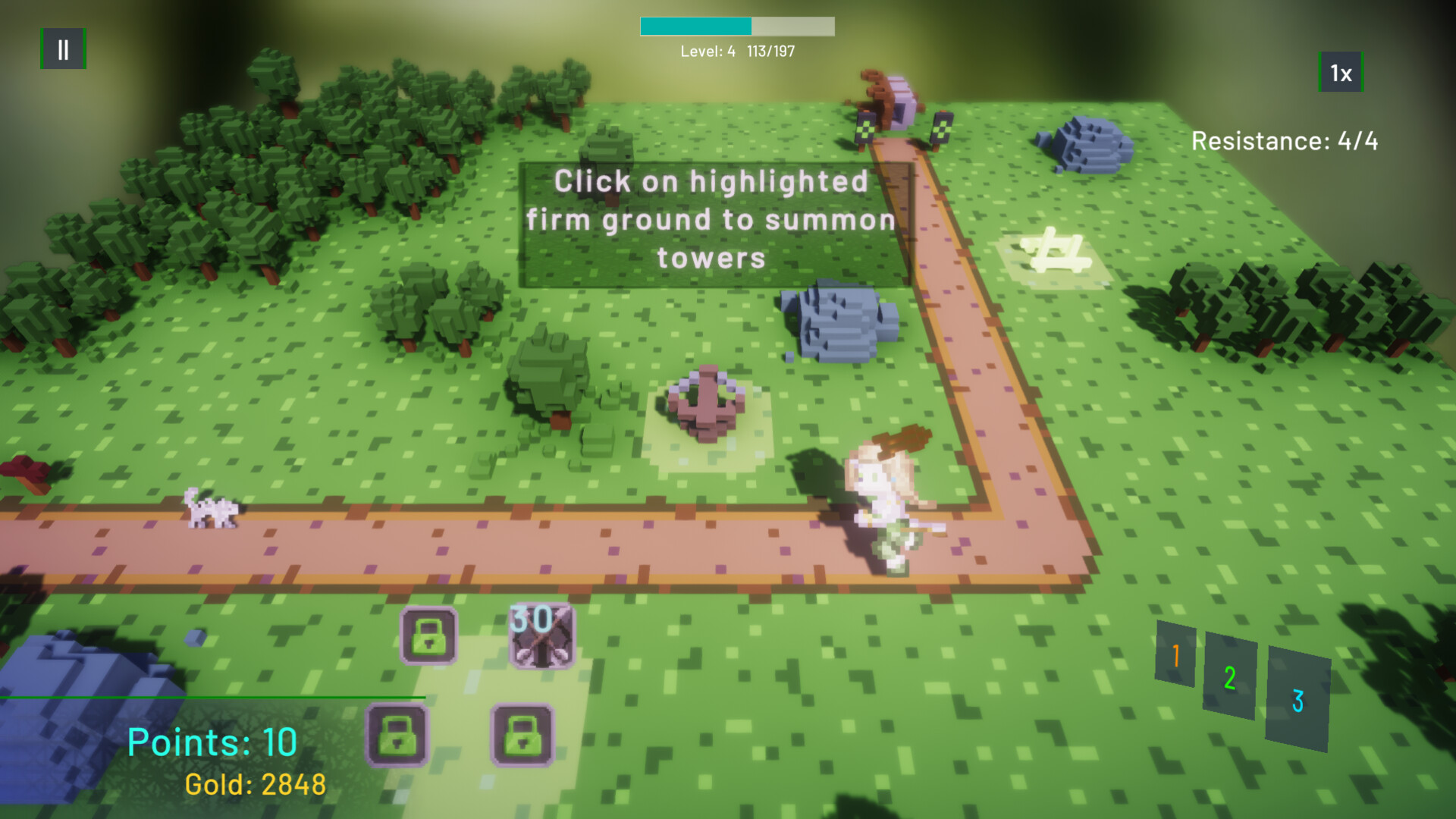 Enigmas of Nona: Canaly TD screenshot 2
