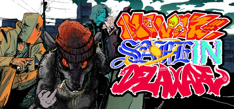 Cover art from NEVER SAFE IN DELAWARE